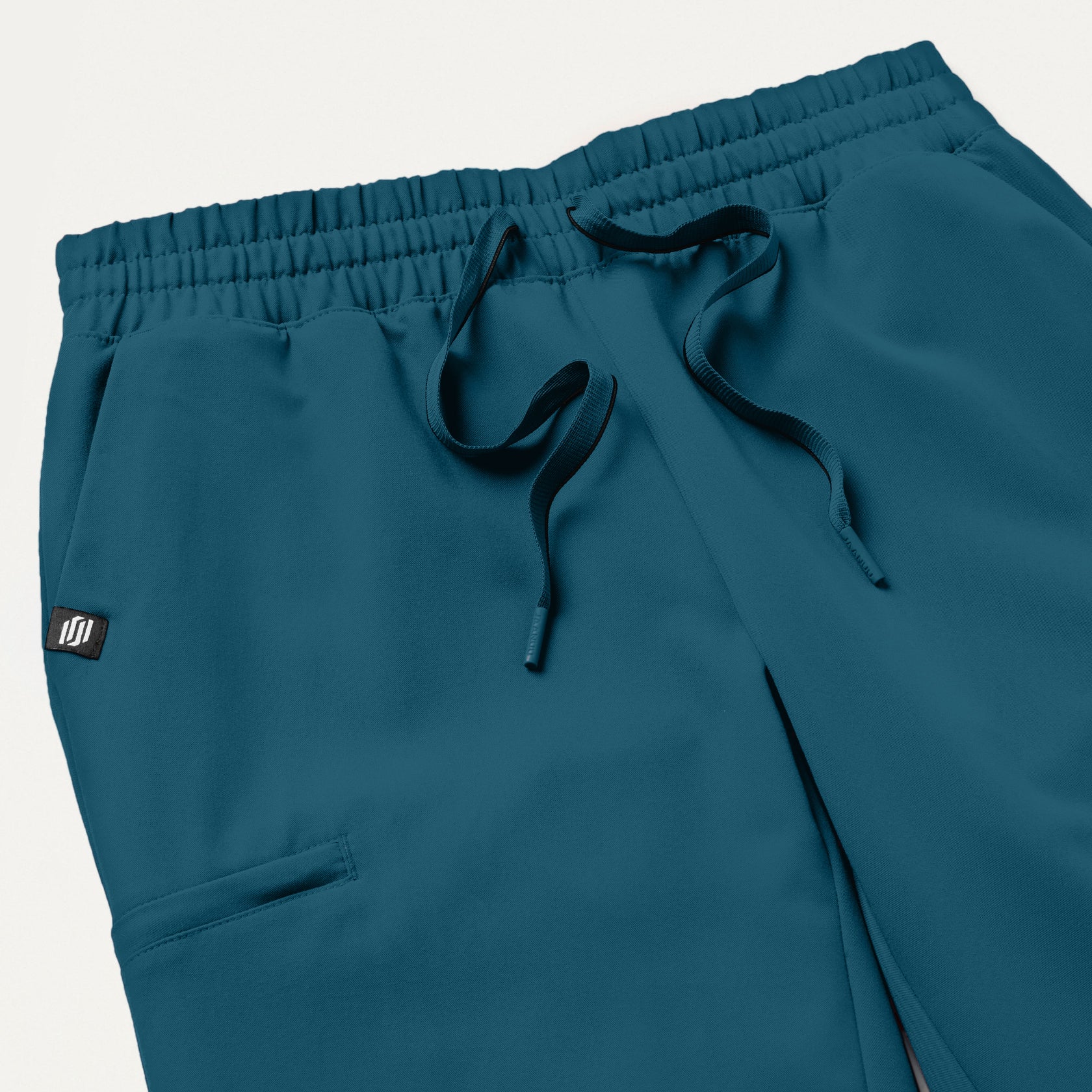 Jace Skinny On-the-Go Scrub Jogger - Caribbean Blue