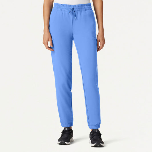 Jace Skinny On-the-Go Scrub Jogger - Ceil Blue