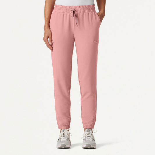 Jace Skinny On-the-Go Scrub Jogger - Mauve