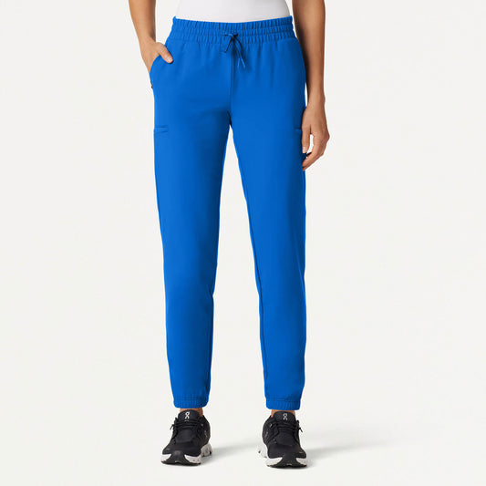 Jace Skinny On-the-Go Scrub Jogger - Royal Blue