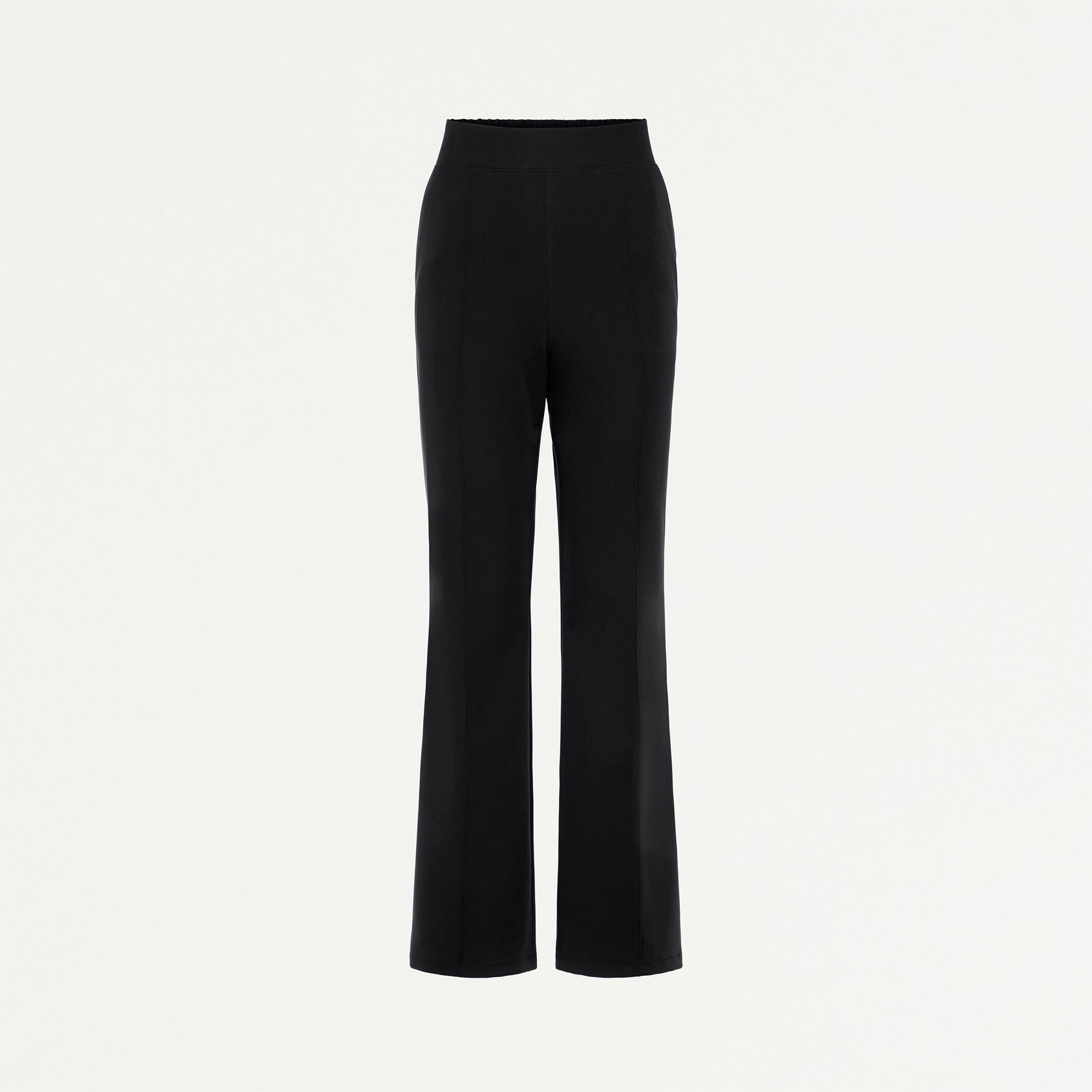 Kori Slim High-Waisted Scrub Pant - Black