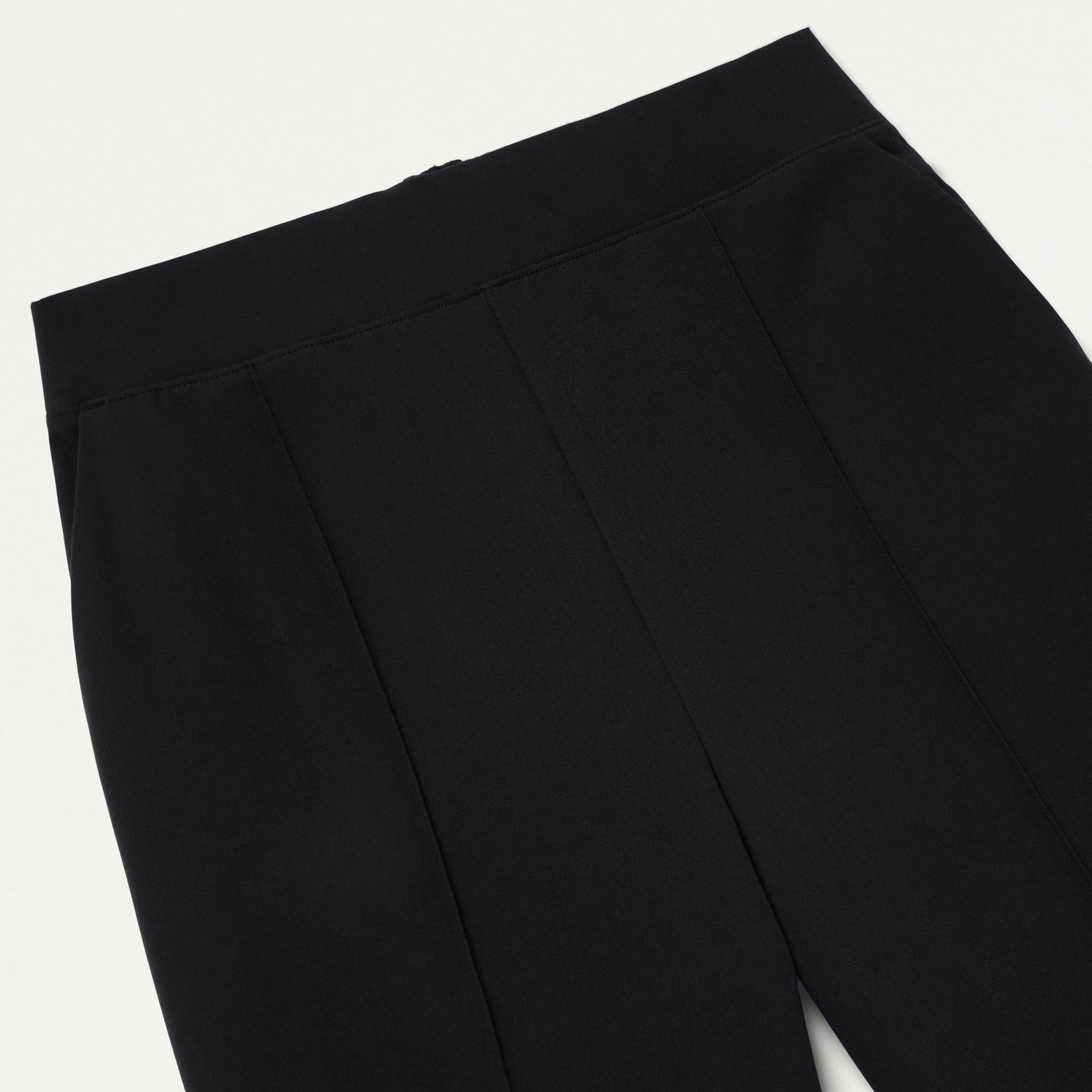 Kori Slim High-Waisted Scrub Pant - Black