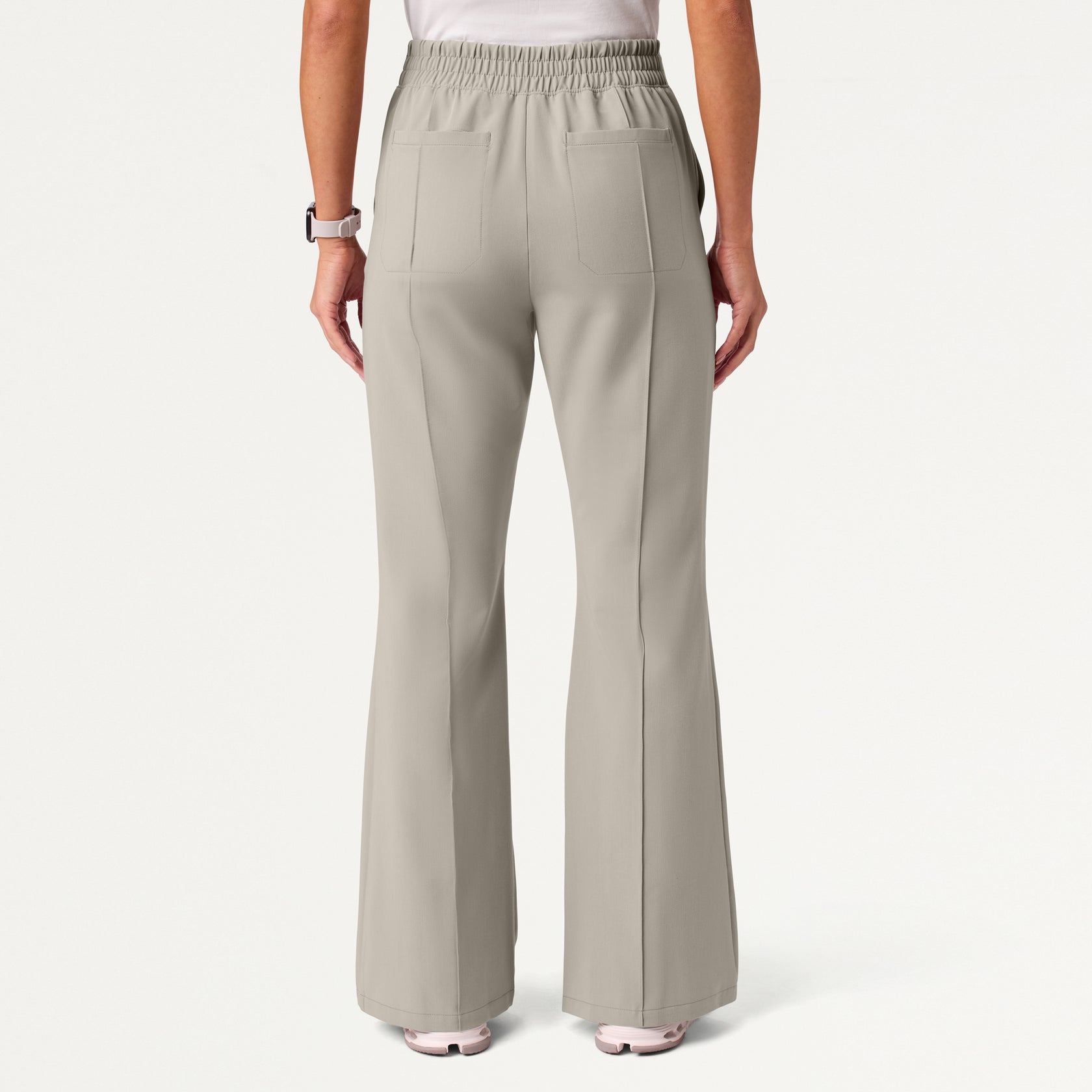 Kori Slim High-Waisted Scrub Pant - Fog