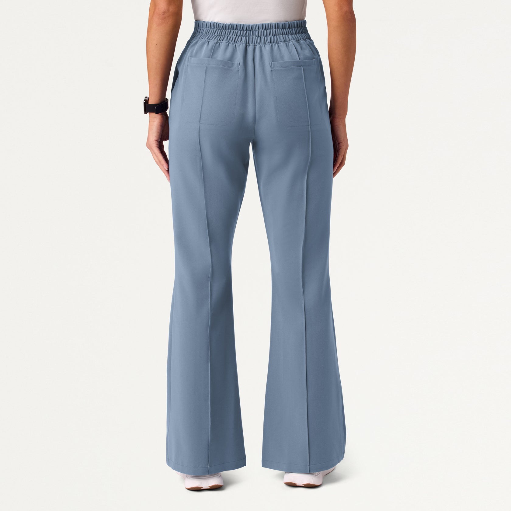 Kori Slim High-Waisted Scrub Pant - Storm Blue