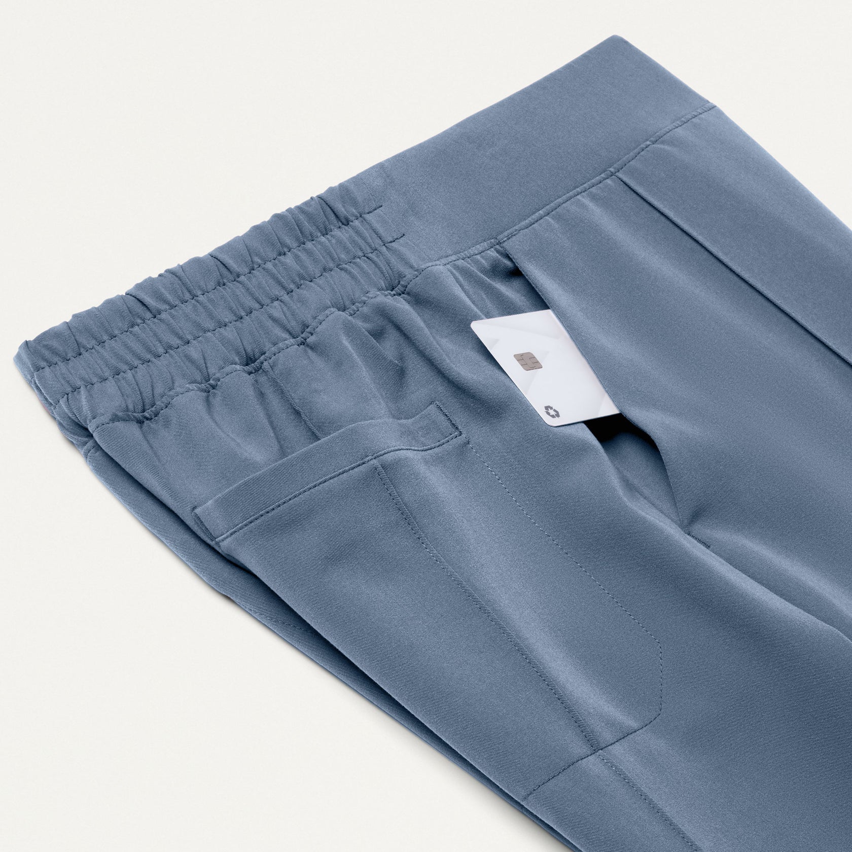 Kori Slim High-Waisted Scrub Pant - Storm Blue