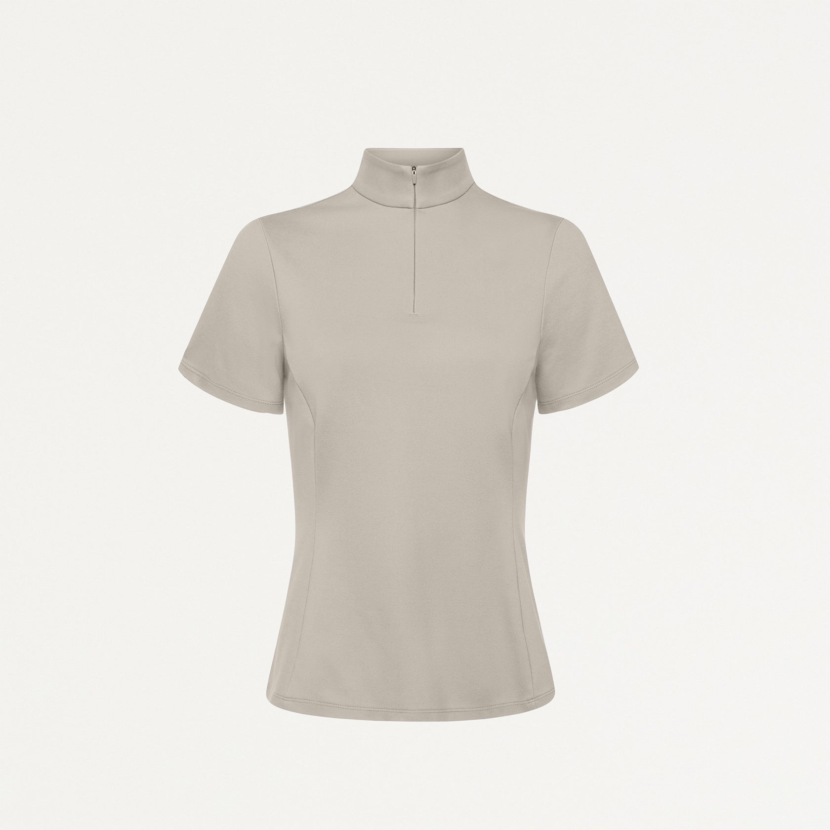 Astra Slim Half-Zip ULTRAsoft Scrub Top - Fog