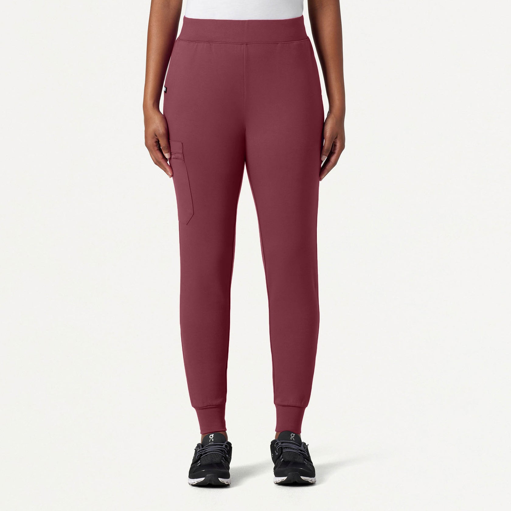 Rubi Slim ULTRAsoft Scrub Jogger - Rosewood