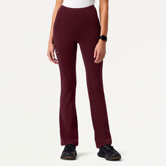 Perri ULTRAsoft Yoga Scrub Pant - Burgundy