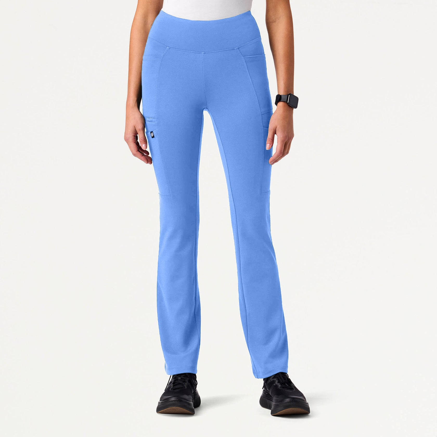 Perri ULTRAsoft Yoga Scrub Pant - Ceil Blue