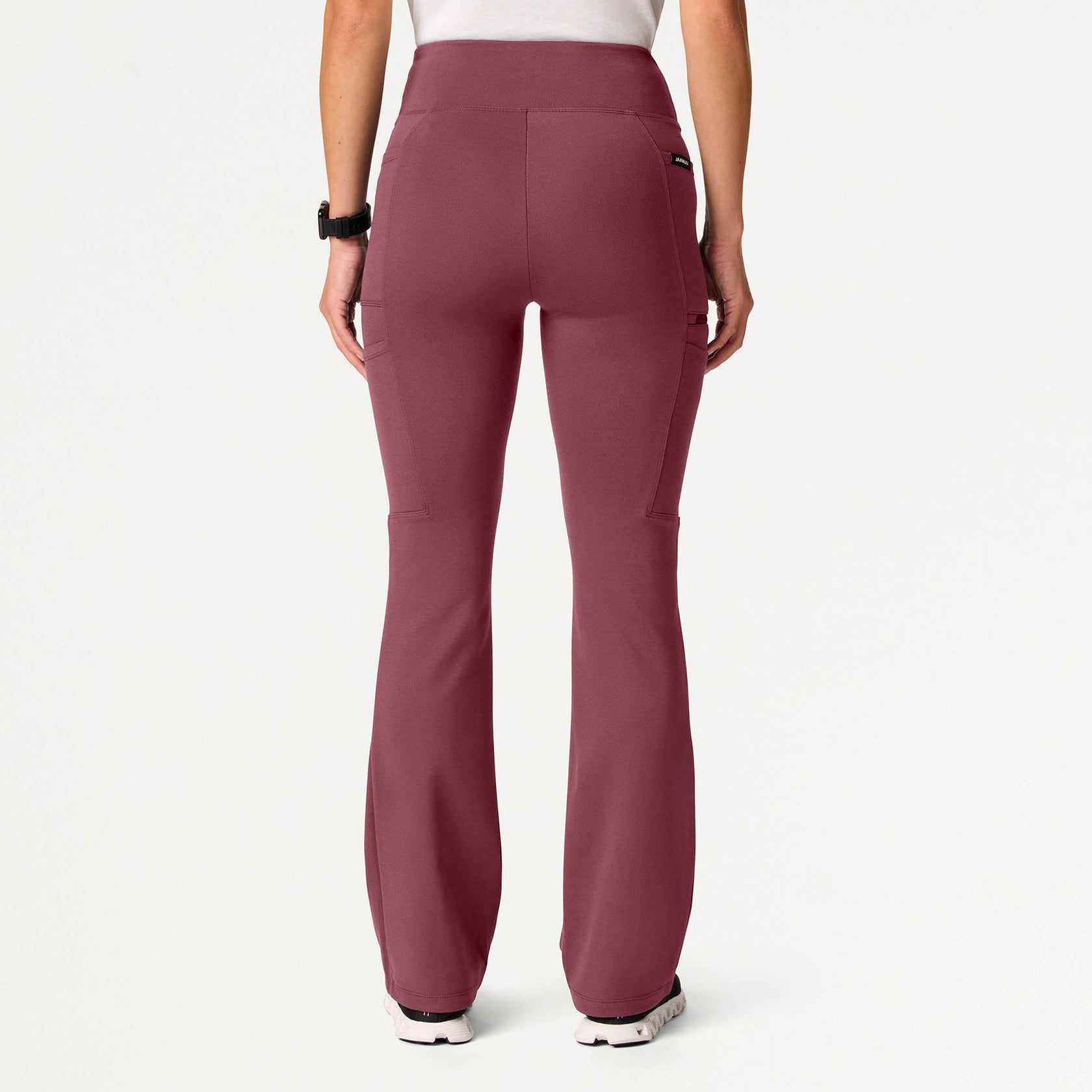 Perri ULTRAsoft Yoga Scrub Pant - Rosewood