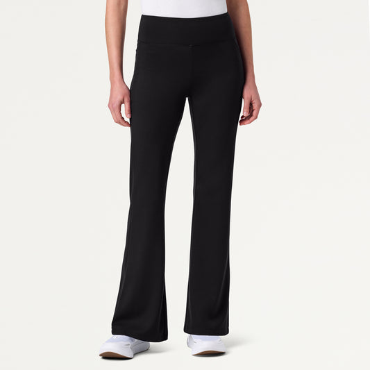 Lina ULTRAsoft Yoga Flare Scrub Pant - Black