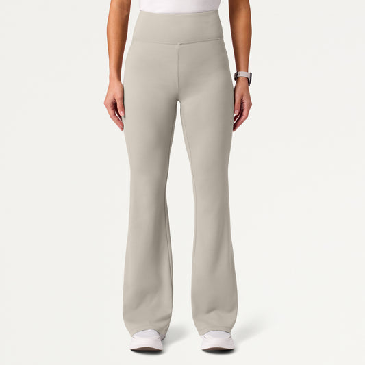 Lina ULTRAsoft Yoga Flare Scrub Pant - Fog