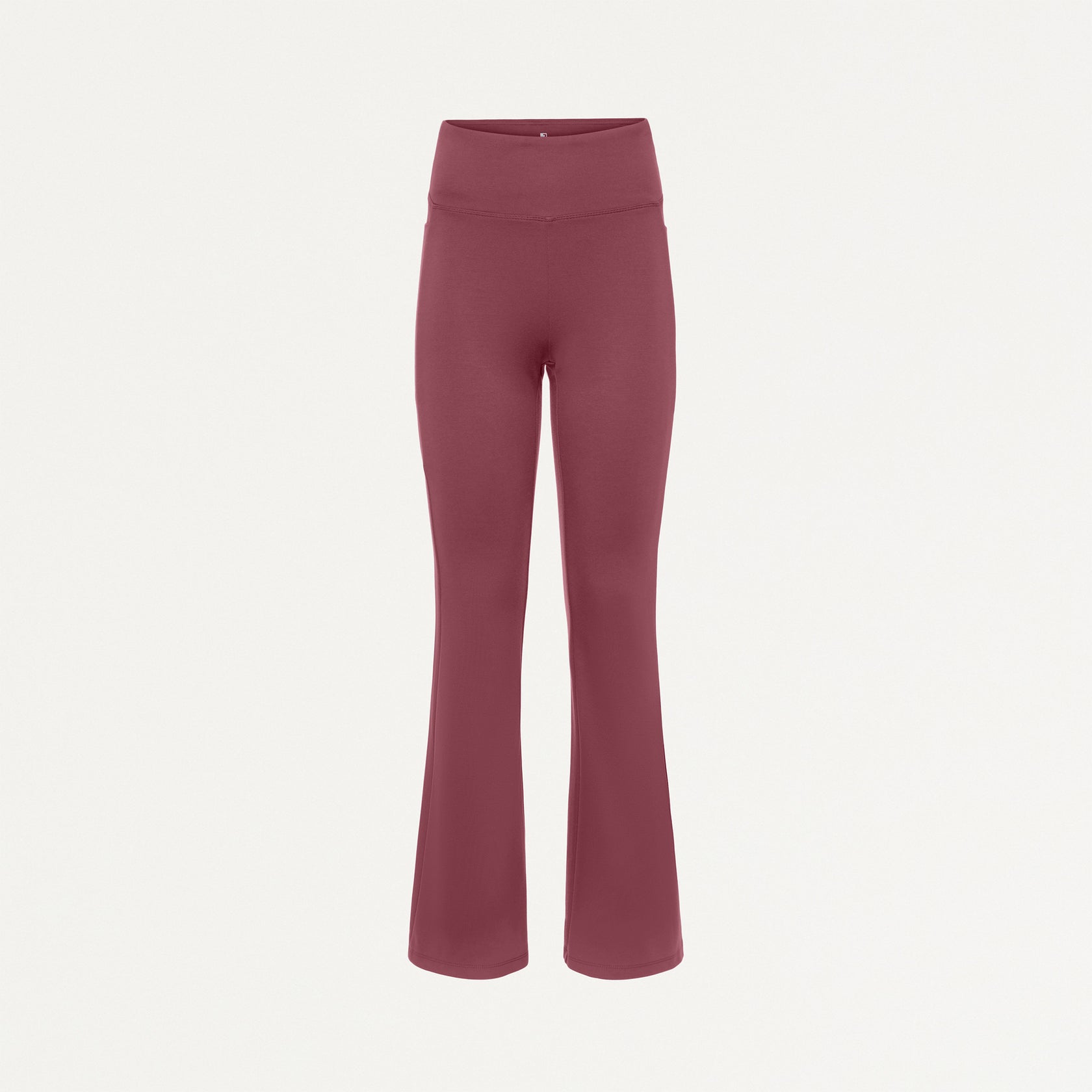 Lina ULTRAsoft Yoga Flare Scrub Pant - Rosewood