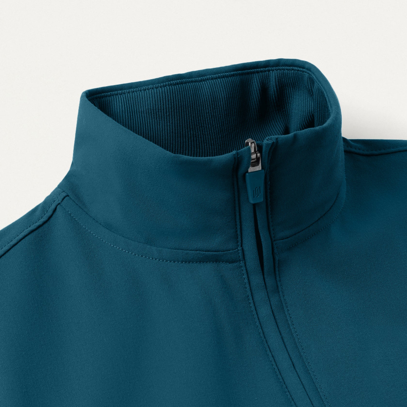 Ceri Essential 6-Pocket Scrub Jacket - Caribbean Blue