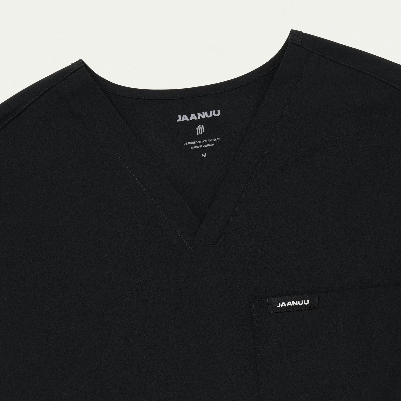 Holmes ULTRAlite™ 1-Pocket Scrub Top - Black - MEN'S TOPS - Jaanuu