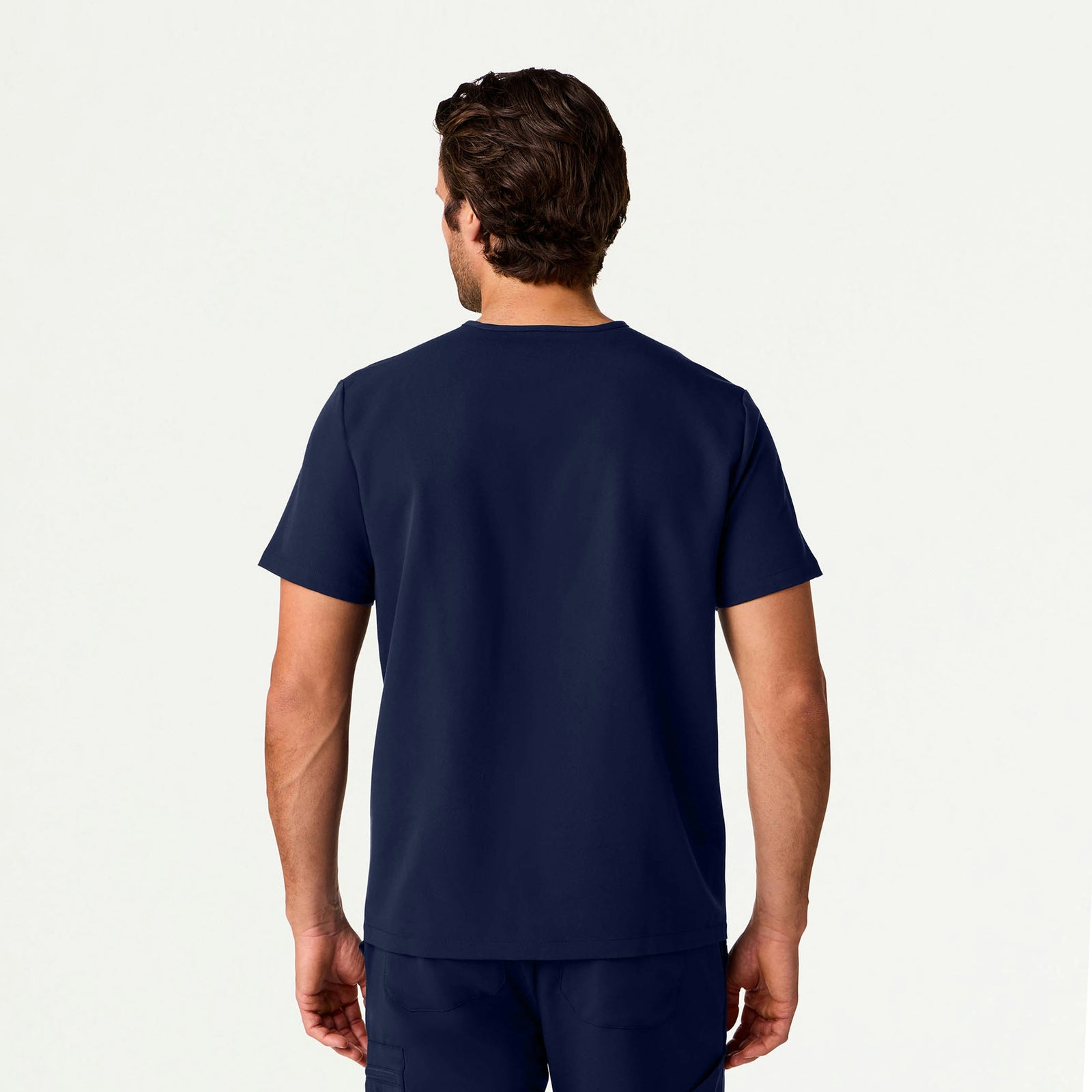 Bron 3-Pocket Scrub Top - Midnight Navy - MEN'S TOPS - Jaanuu