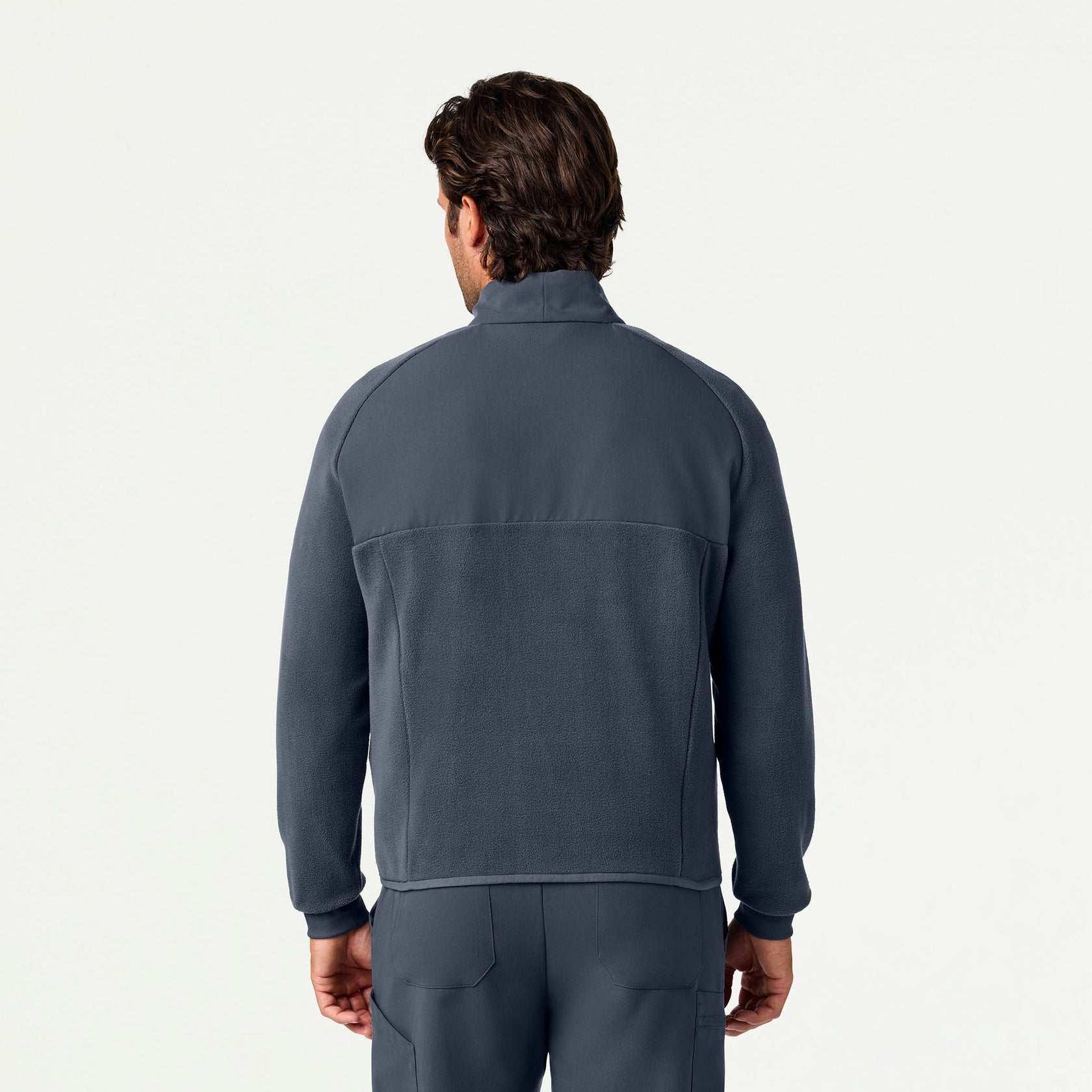 Cloud Hybrid Fleece Jacket - Carbon Gray - MEN'S JACKETS - Jaanuu