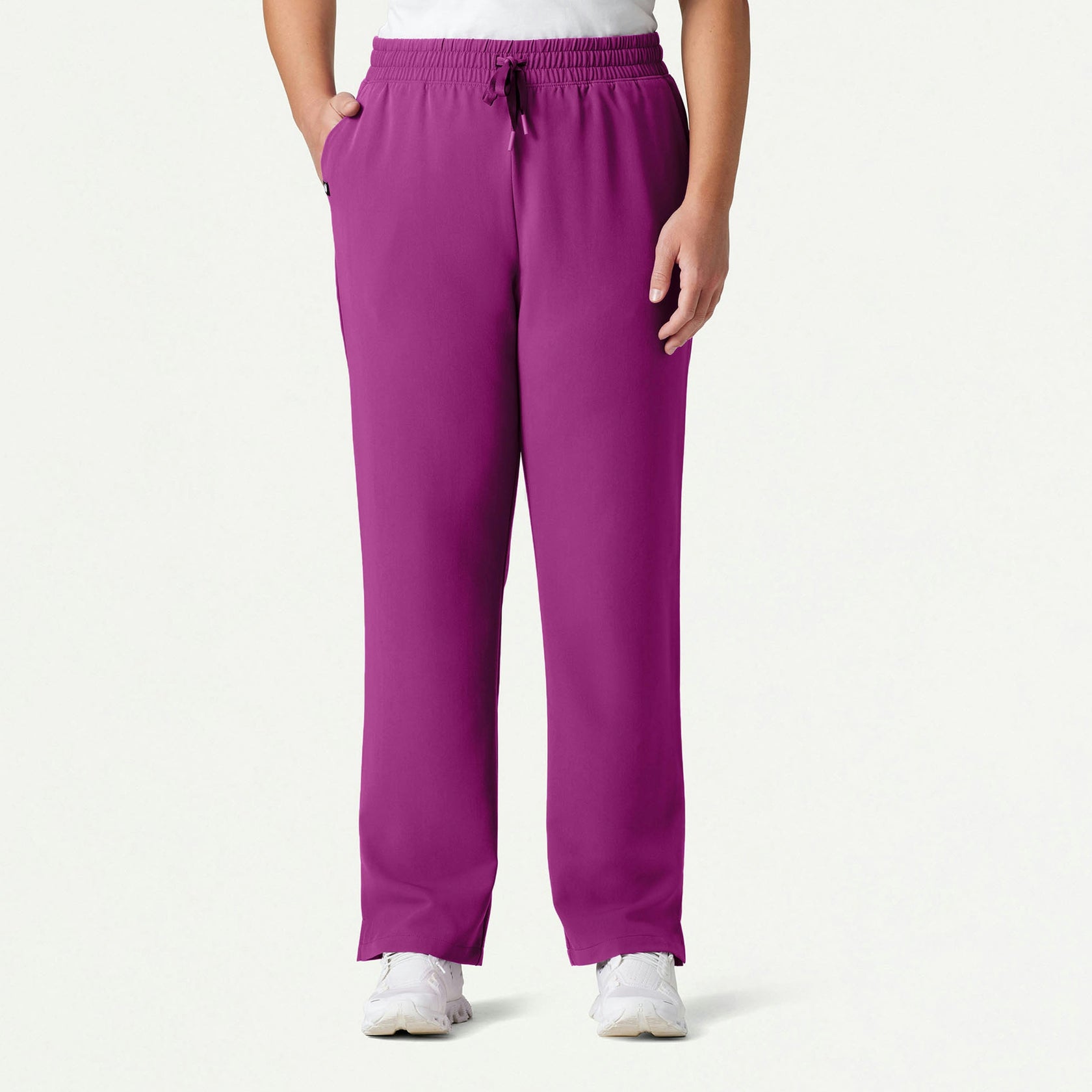 Kerr 365 High Waisted Scrub Pant - Vivid Purple - WOMEN'S PANTS - Jaanuu