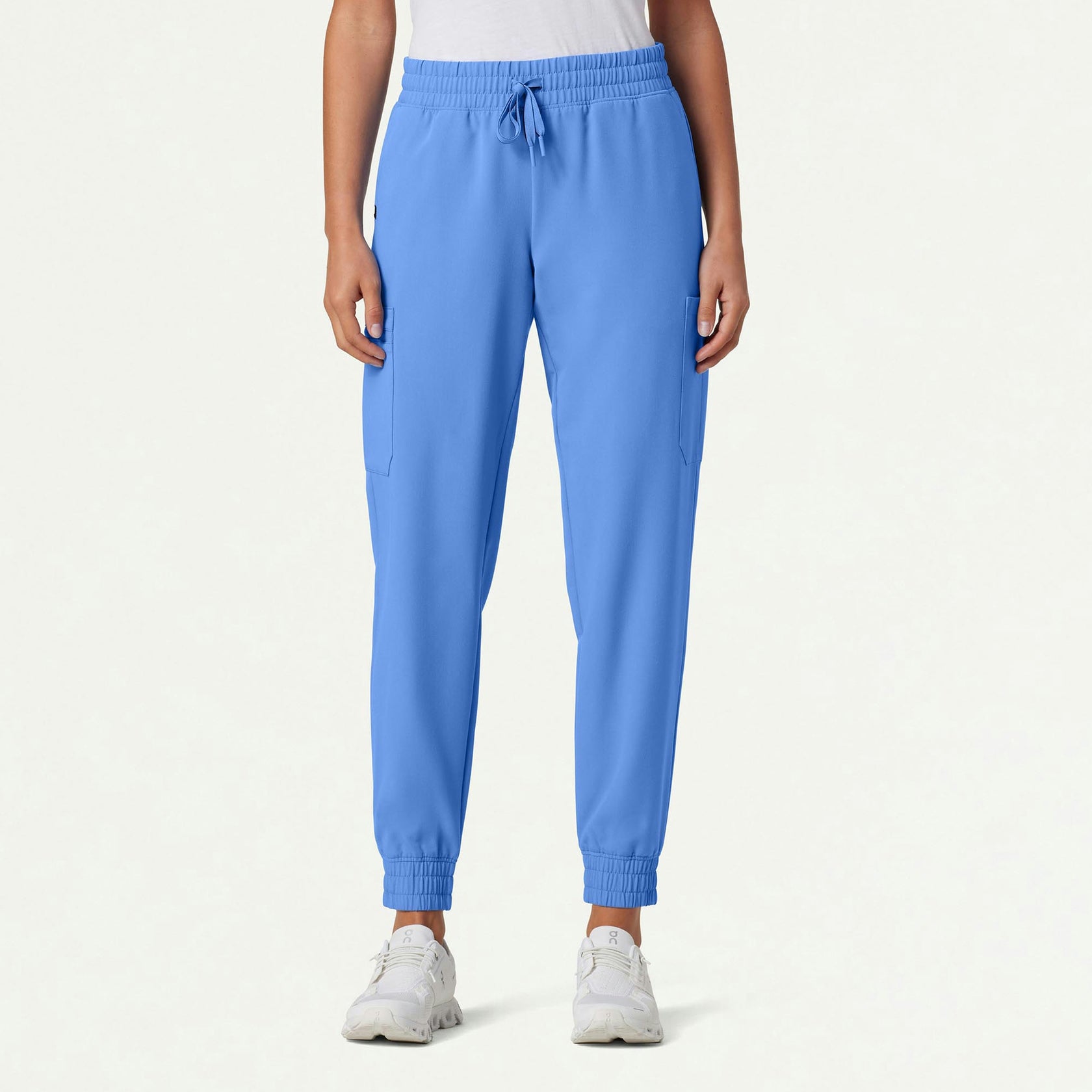 Neo Everyday Cargo Scrub Jogger - Ceil Blue - WOMEN'S PANTS - Jaanuu