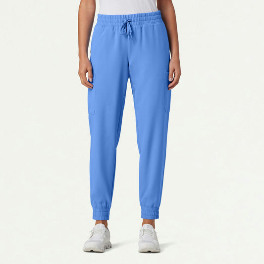 Neo Everyday Cargo Scrub Jogger - Ceil Blue - WOMEN'S PANTS - Jaanuu