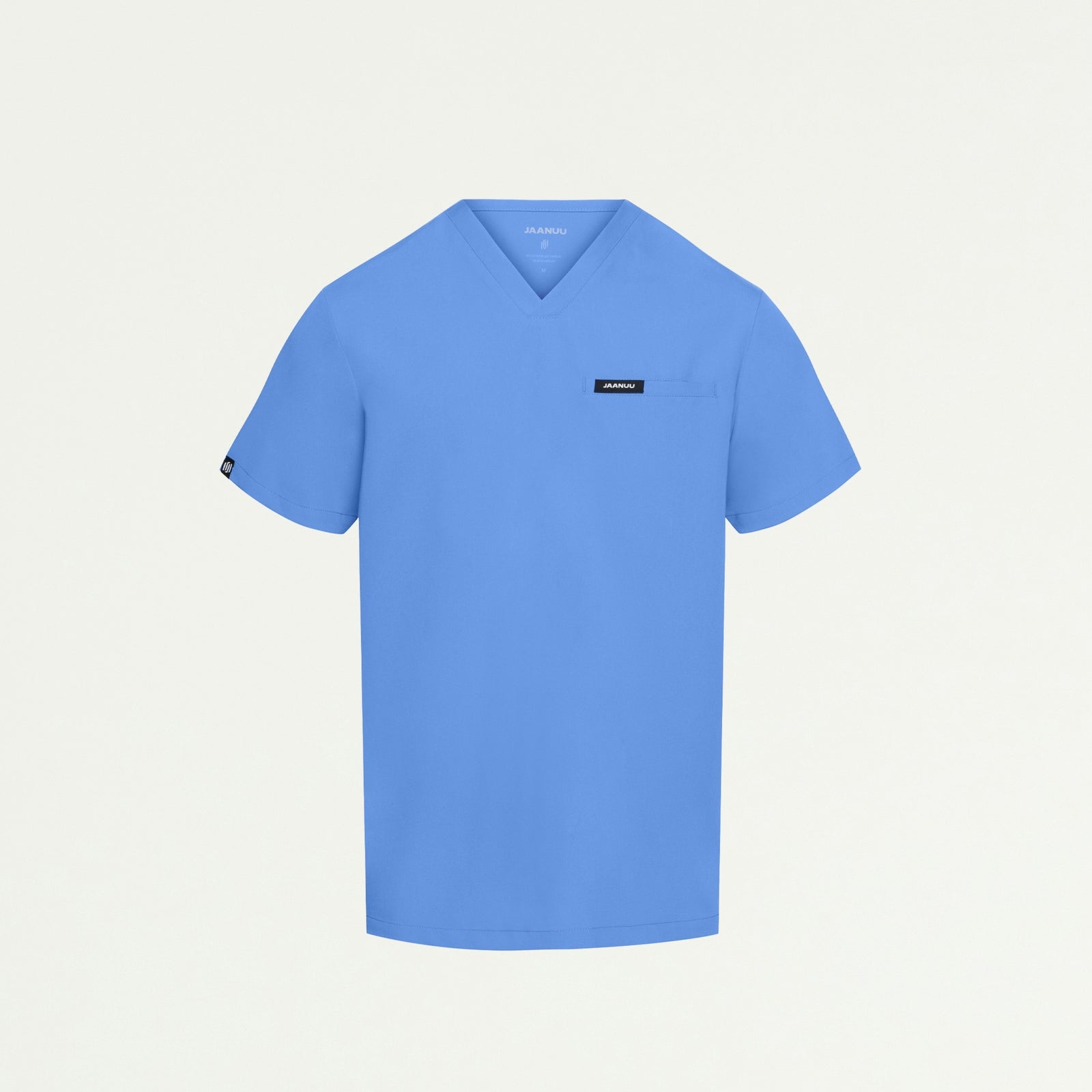 Romin 1-Pocket Scrub Top - Ceil Blue - MEN'S TOPS - Jaanuu