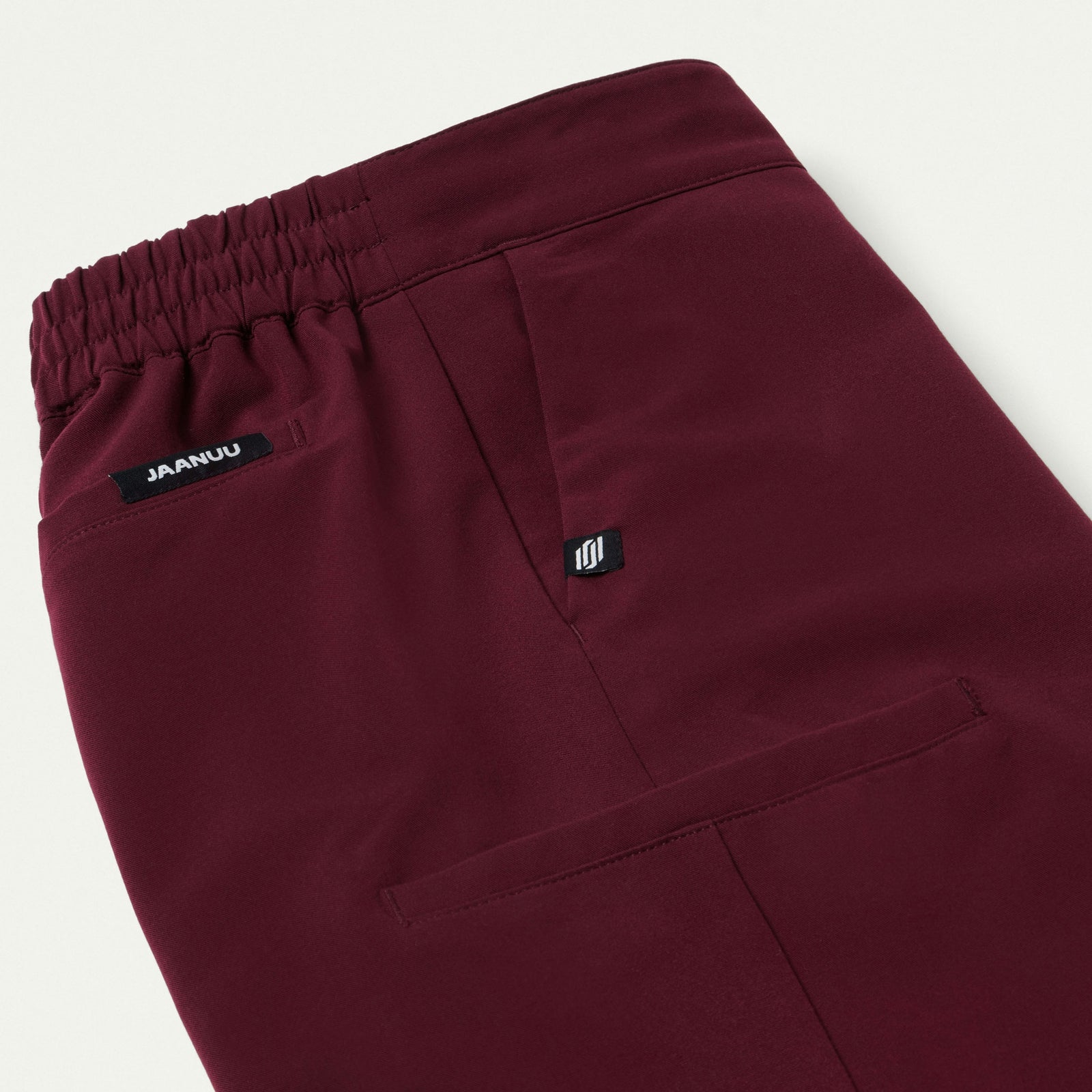 Rubin Tapered 7-Pocket Scrub Pant - Burgundy - MEN'S PANTS - Jaanuu