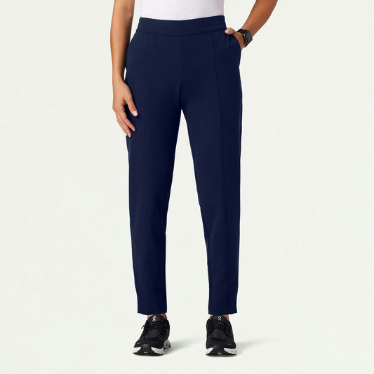 Lio Tapered 5-Pocket Scrub Pant - Midnight Navy - WOMEN'S PANTS - Jaanuu