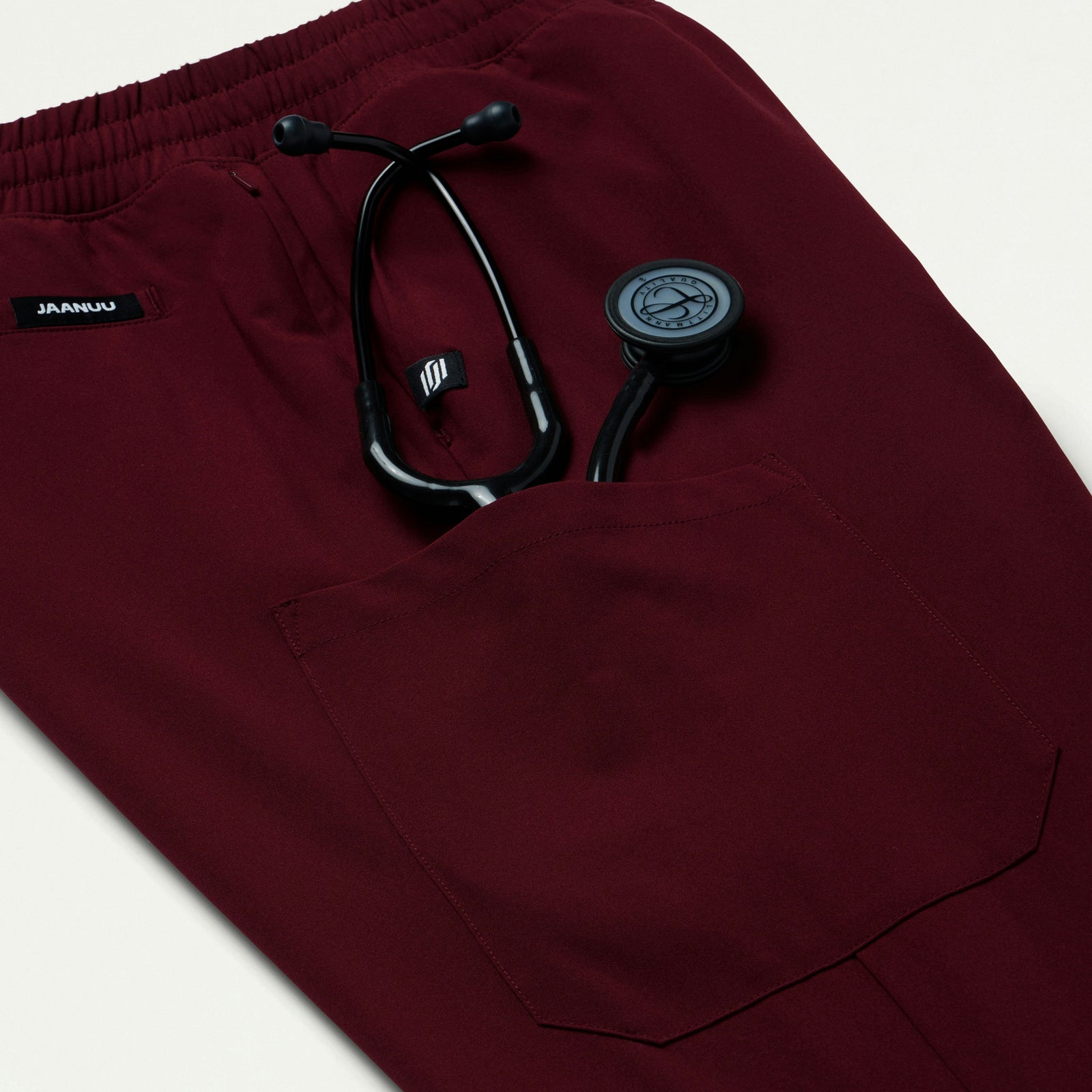 Rhodes ULTRAlite™ Straight-Leg Scrub Pant - Burgundy - MEN'S PANTS - Jaanuu