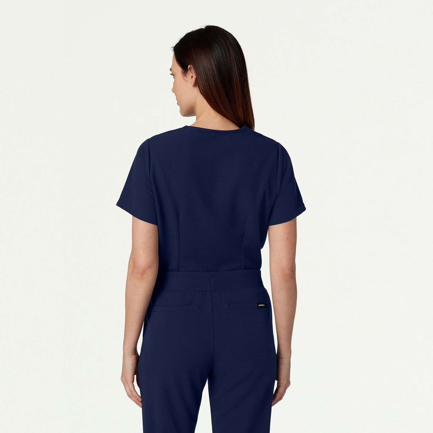 Rhena Essential 1-Pocket Scrub Top - Midnight Navy - WOMEN'S TOPS - Jaanuu