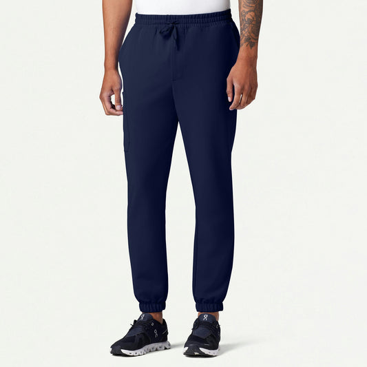 Rhodes Slim Crossover Scrub Jogger - Midnight Navy - MEN'S PANTS - Jaanuu