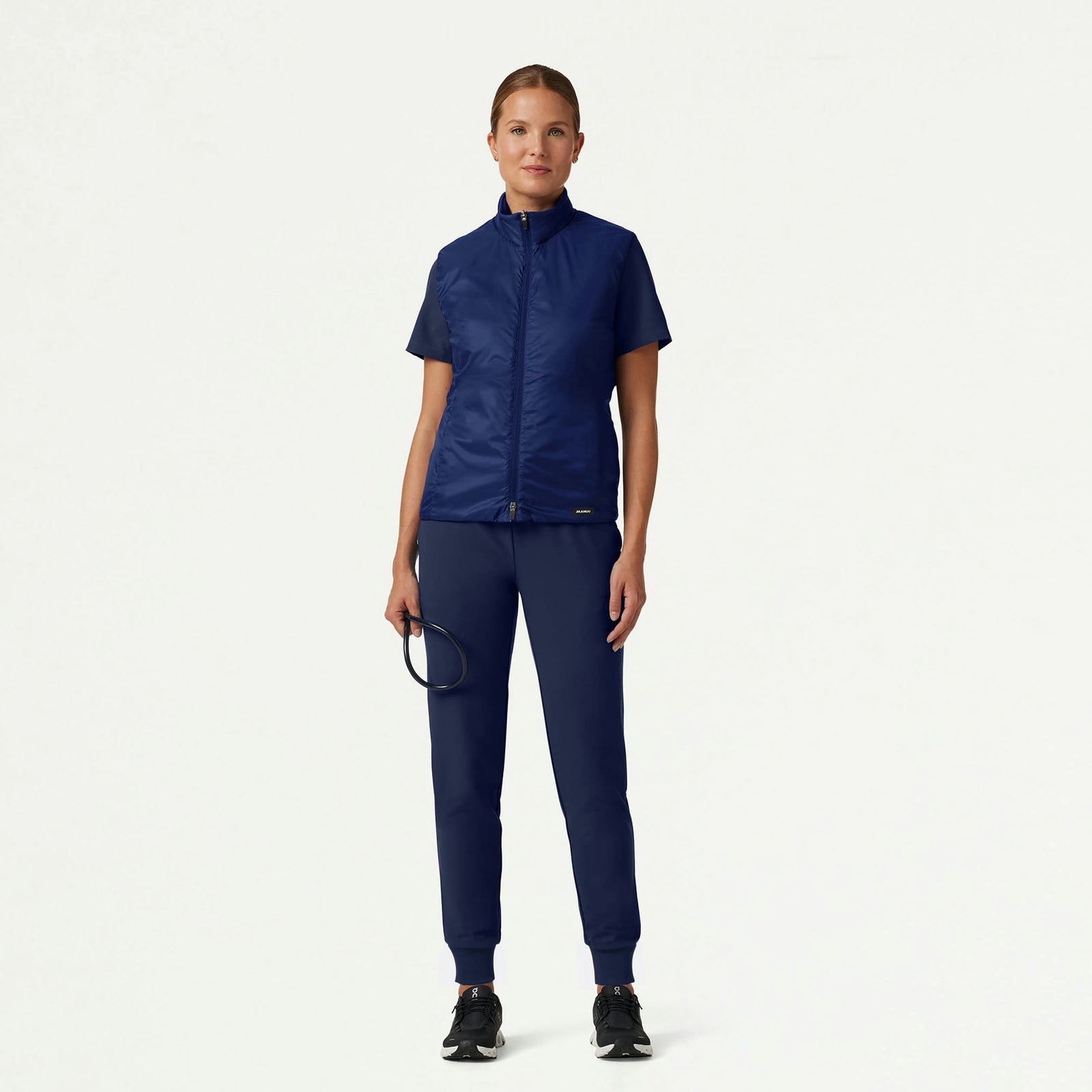 Phantom Slim Insulated Vest - Navy Blue - WOMEN'S JACKETS - Jaanuu