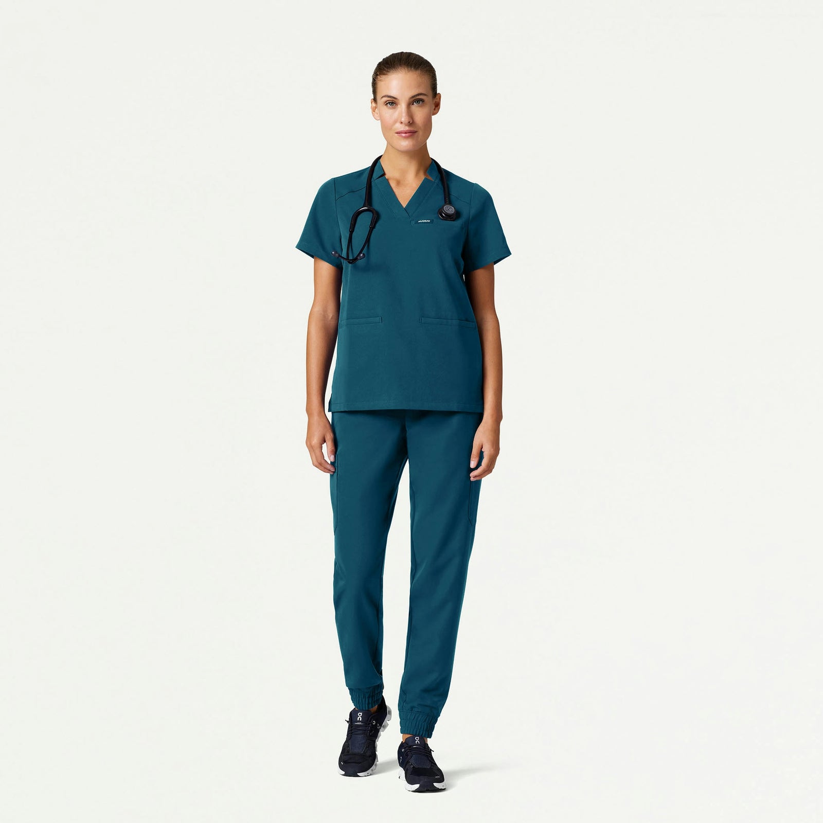 Neo Everyday Cargo Scrub Jogger - Caribbean Blue - WOMEN'S PANTS - Jaanuu