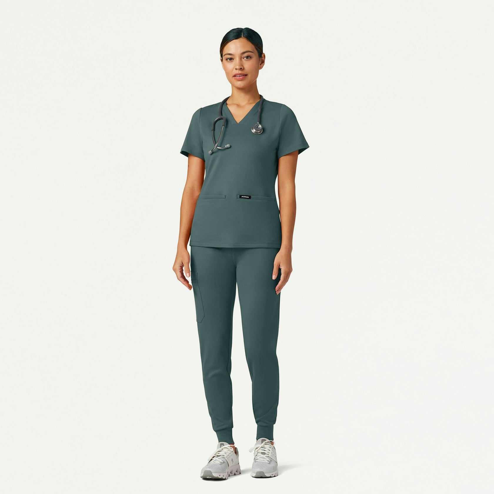 Rubi Slim ULTRAsoft Scrub Jogger - Alpine Green - WOMEN'S PANTS - Jaanuu