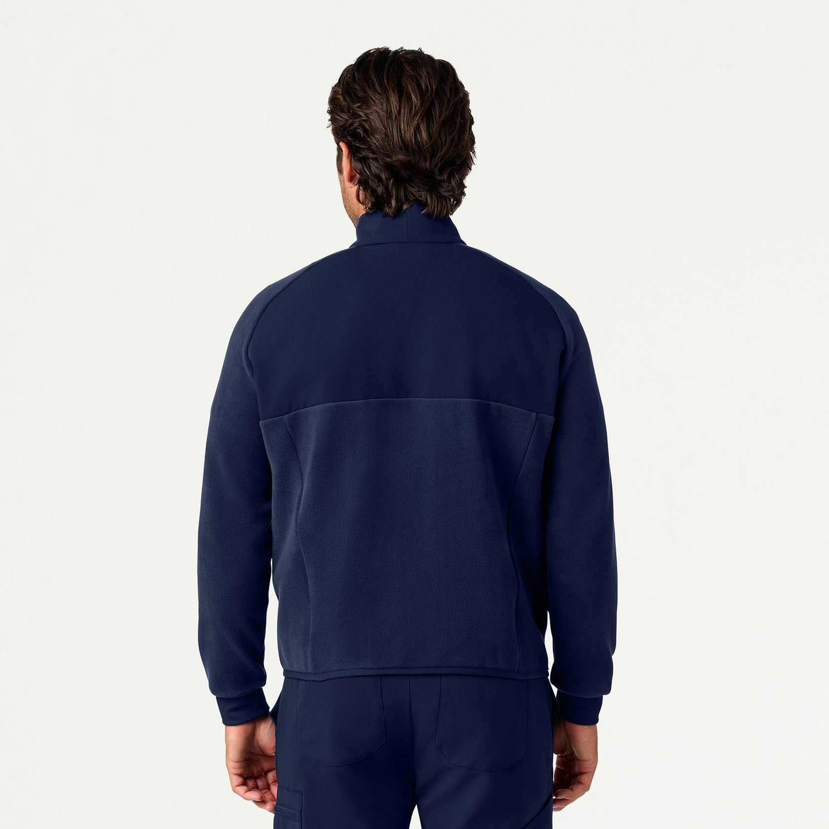 Cloud Hybrid Fleece Jacket - Midnight Navy - MEN'S JACKETS - Jaanuu