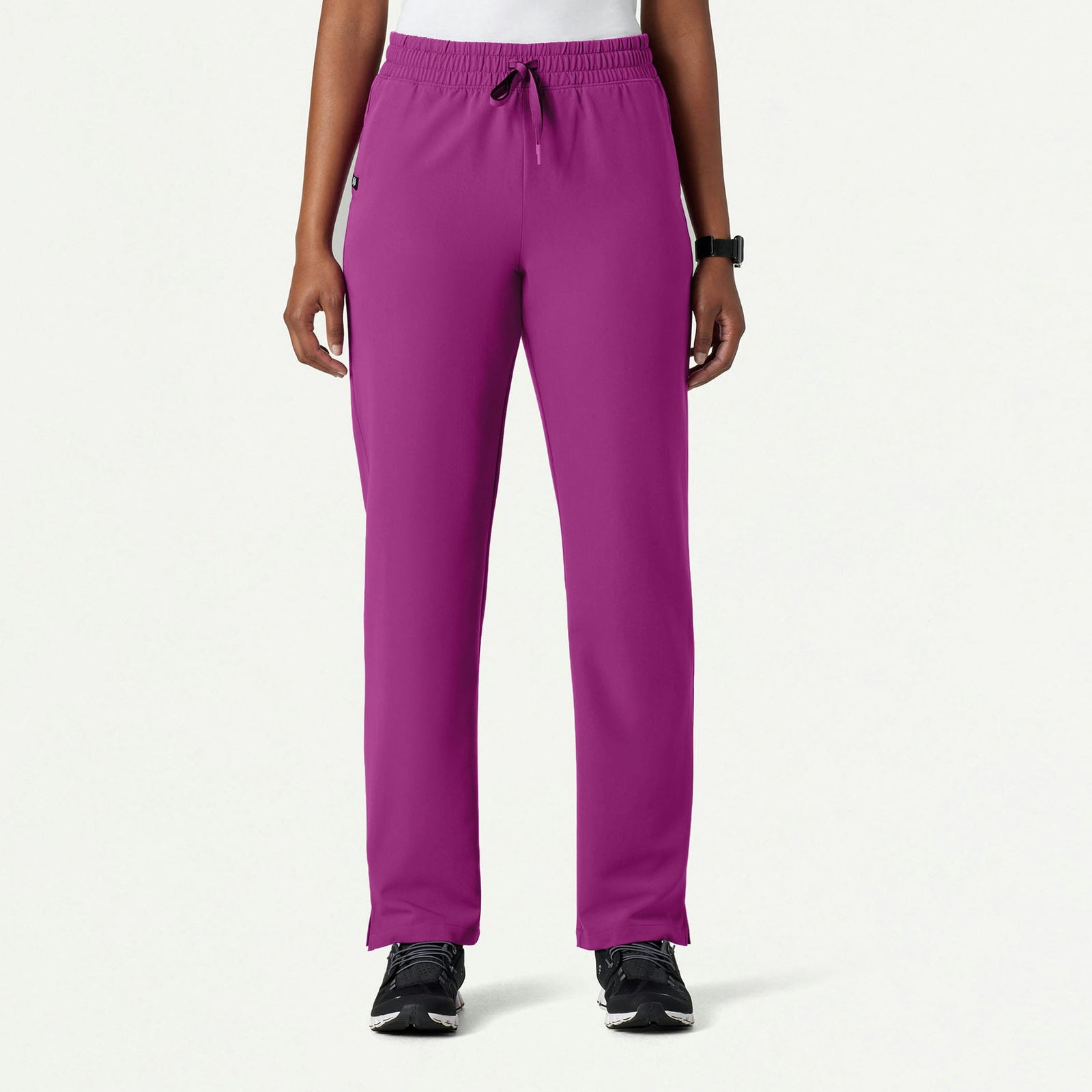 Kerr 365 High Waisted Scrub Pant - Vivid Purple - WOMEN'S PANTS - Jaanuu