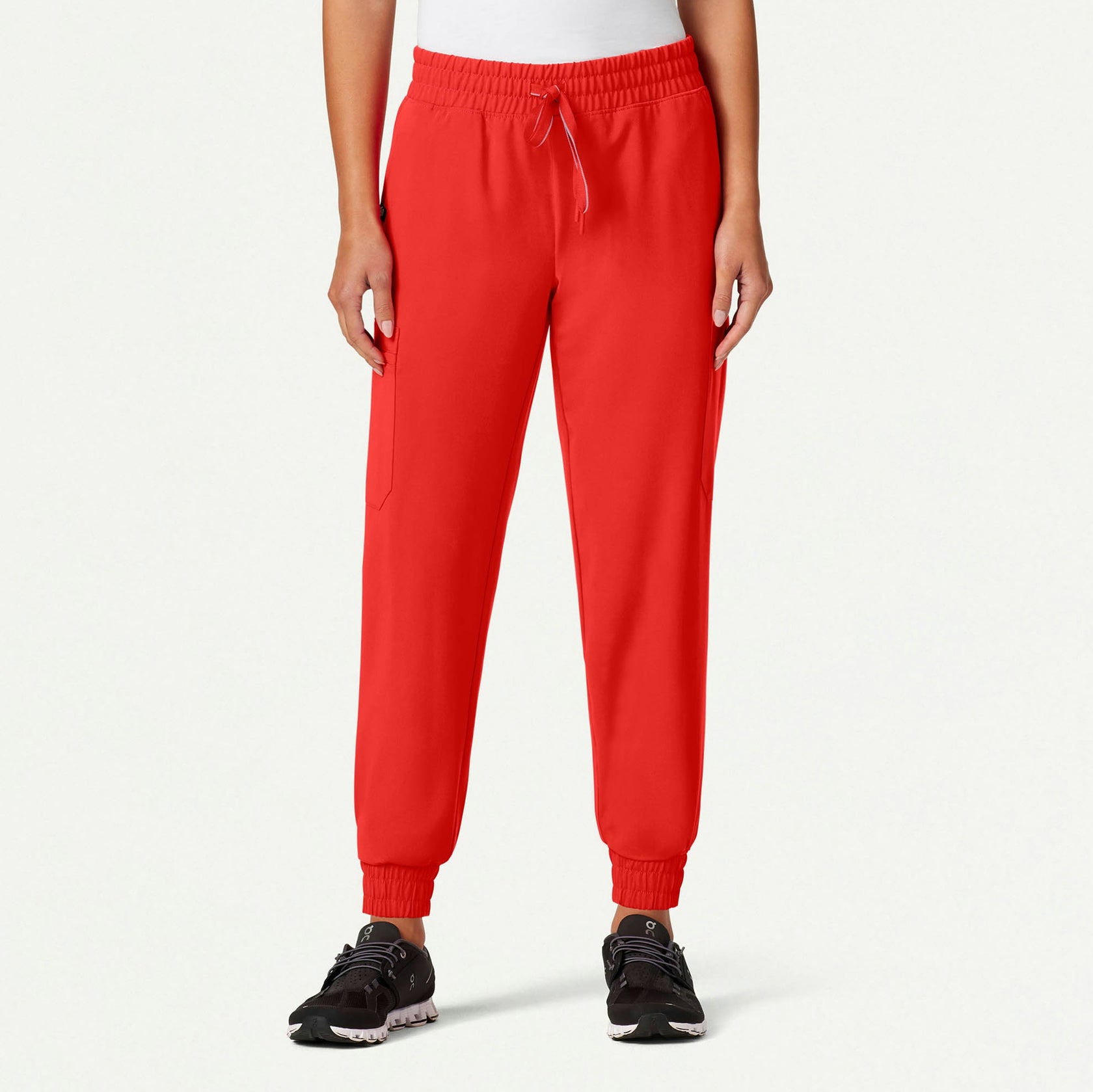 Neo Everyday Cargo Scrub Jogger - Solar Red - WOMEN'S PANTS - Jaanuu