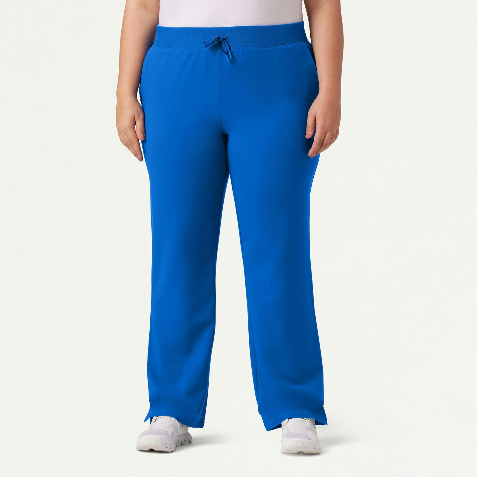 Xenos Essential Knit-Waist Scrub Pant - Royal Blue - WOMEN'S PANTS - Jaanuu