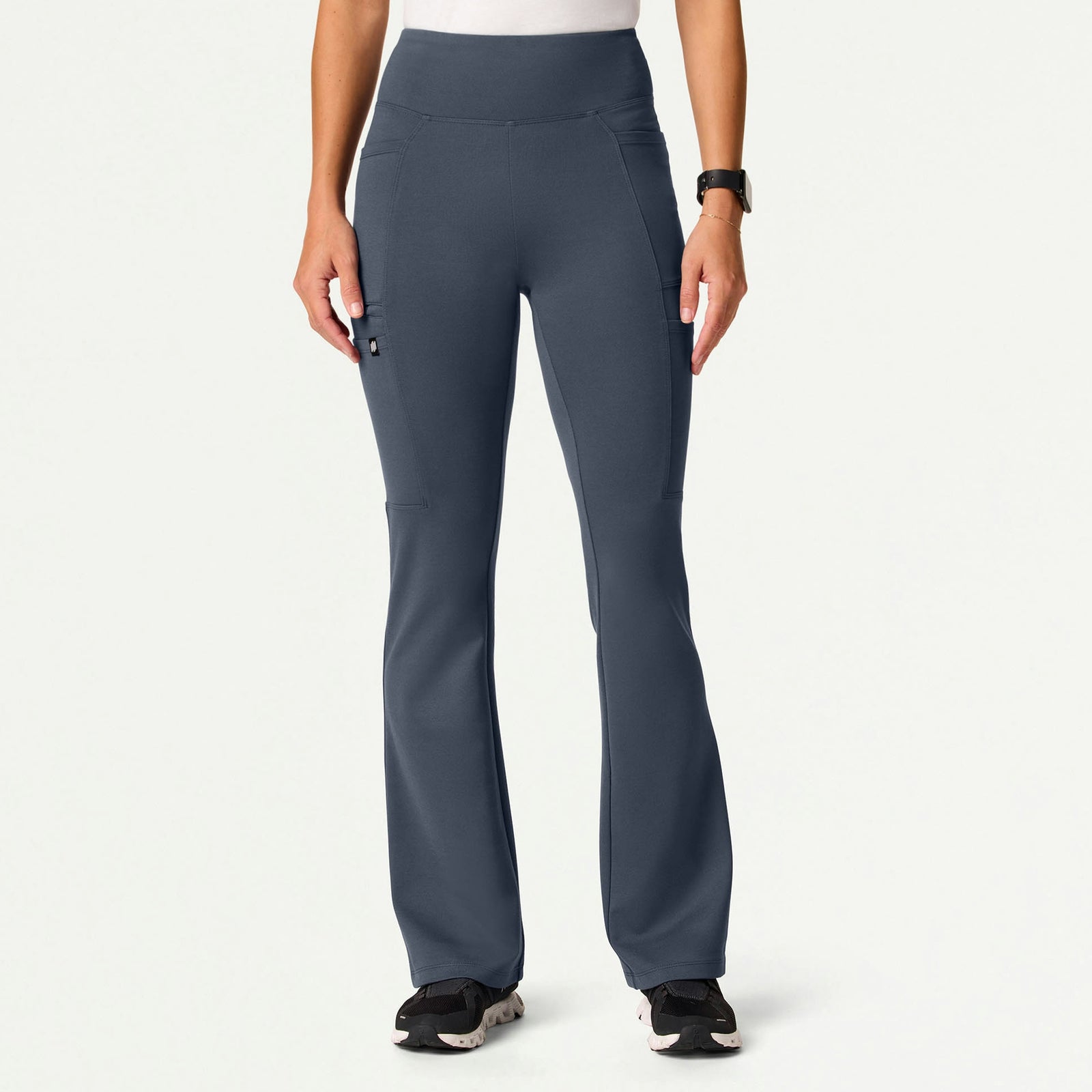 Perri ULTRAsoft Yoga Scrub Pant - Carbon Gray - WOMEN'S PANTS - Jaanuu