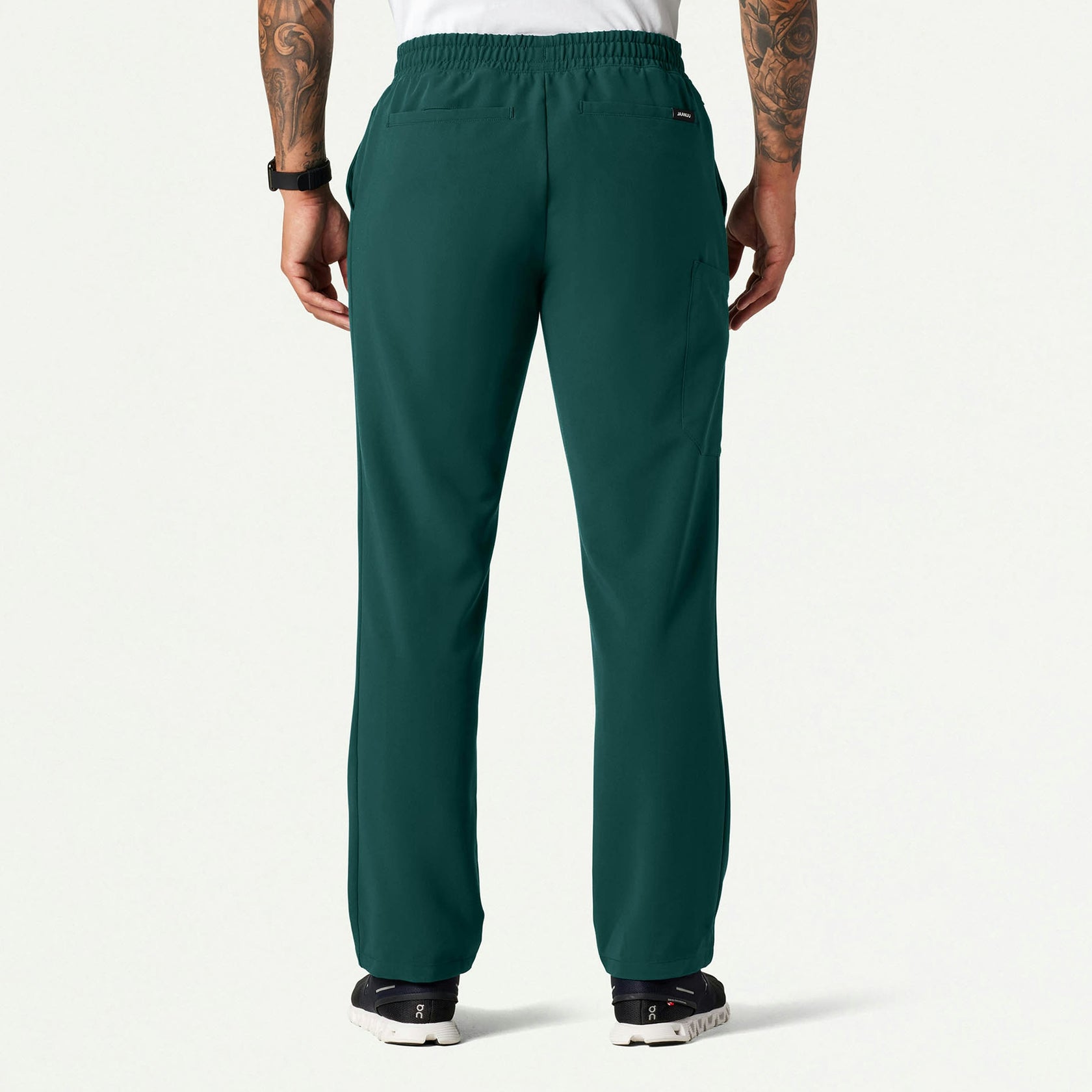 Rhodes Everyday Straight-Leg Scrub Pant - Midnight Green - MEN'S PANTS - Jaanuu