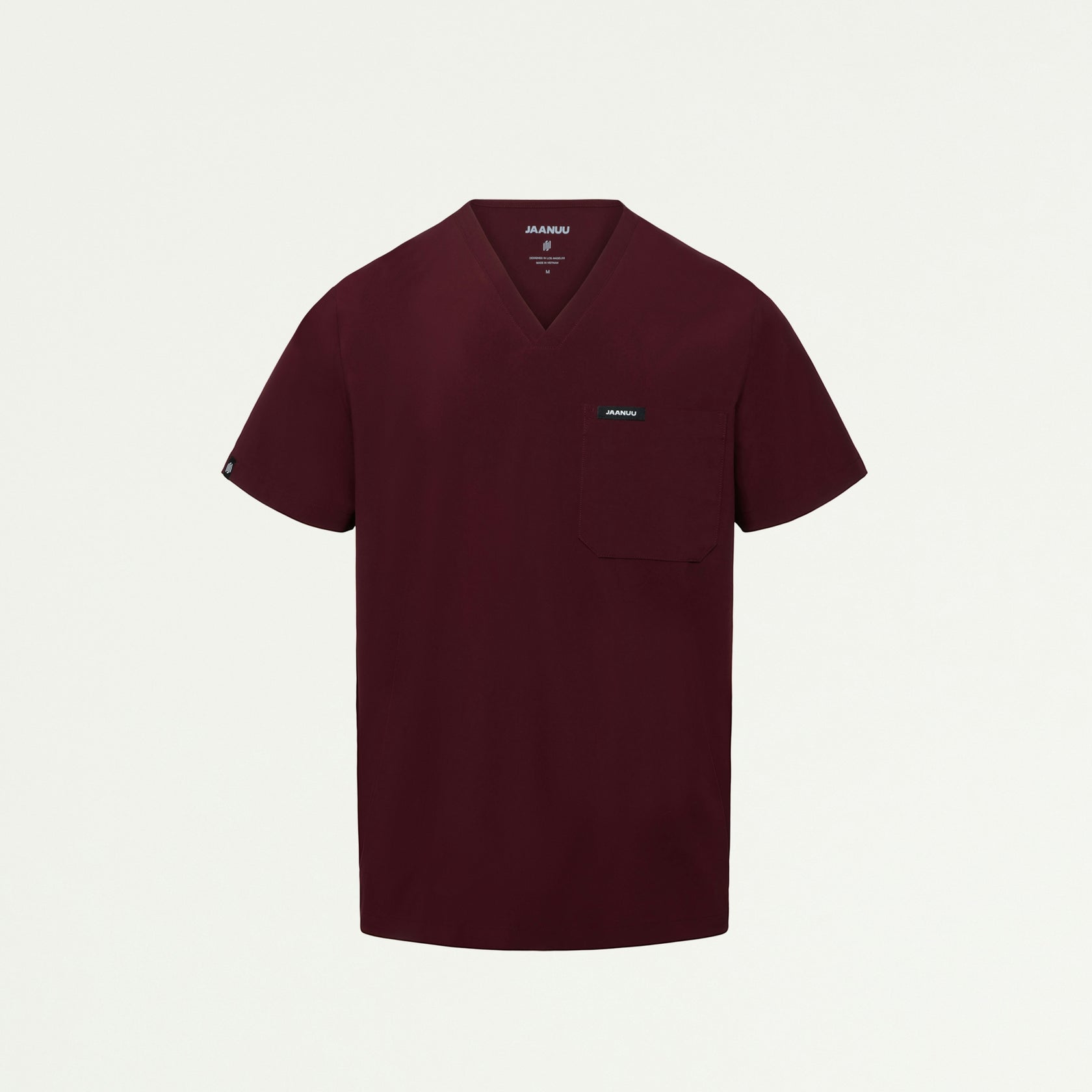 Holmes ULTRAlite™ 1-Pocket Scrub Top - Burgundy - MEN'S TOPS - Jaanuu