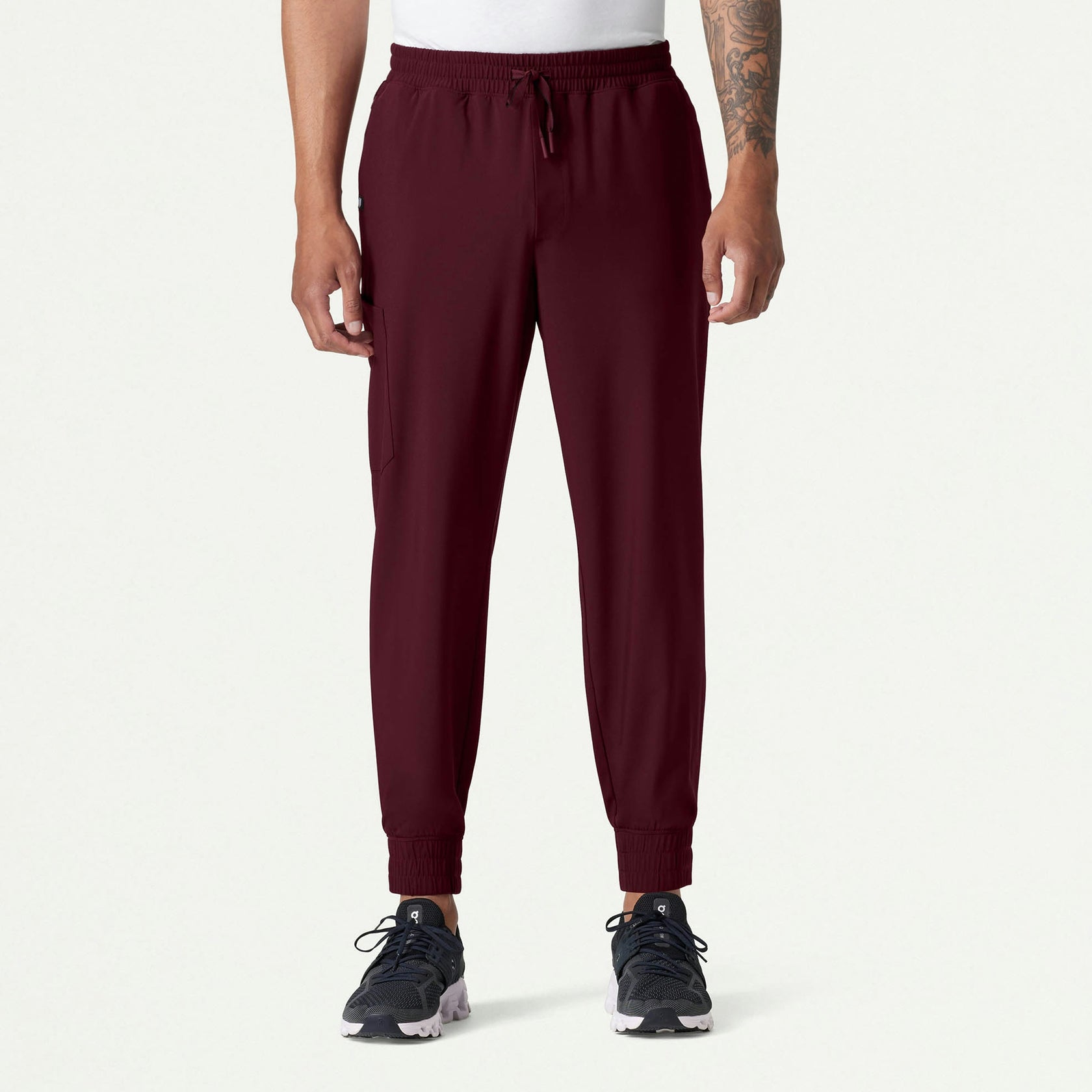 Powell ULTRAlite™ Scrub Jogger - Burgundy - MEN'S PANTS - Jaanuu