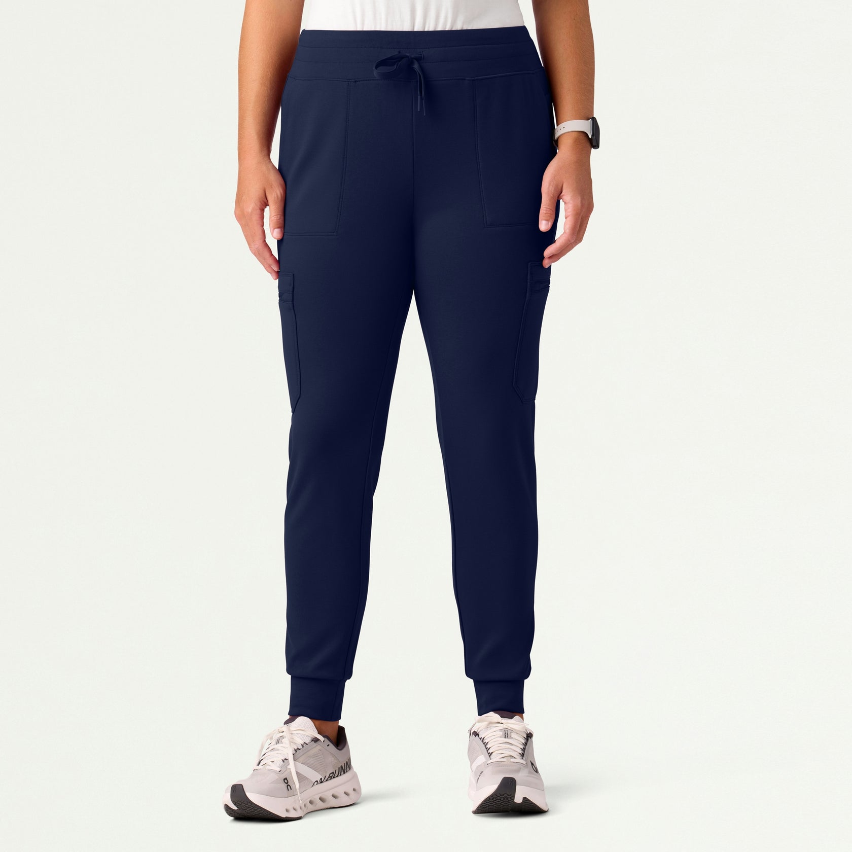 Abi 10-Pocket Skinny ULTRAsoft Scrub Jogger - Midnight Navy - WOMEN'S PANTS - Jaanuu