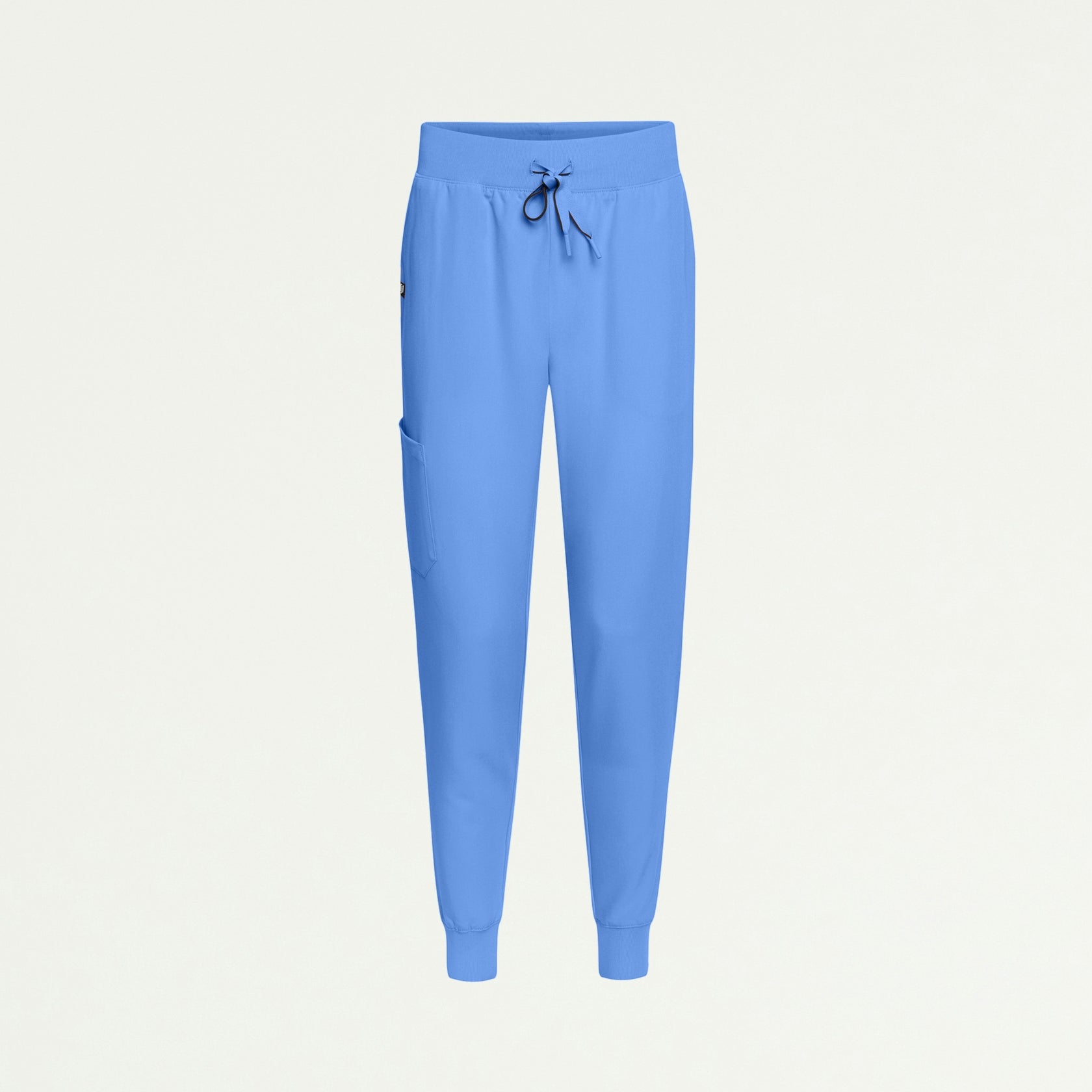 Silex Slim High Waisted Scrub Jogger - Ceil Blue - WOMEN'S PANTS - Jaanuu