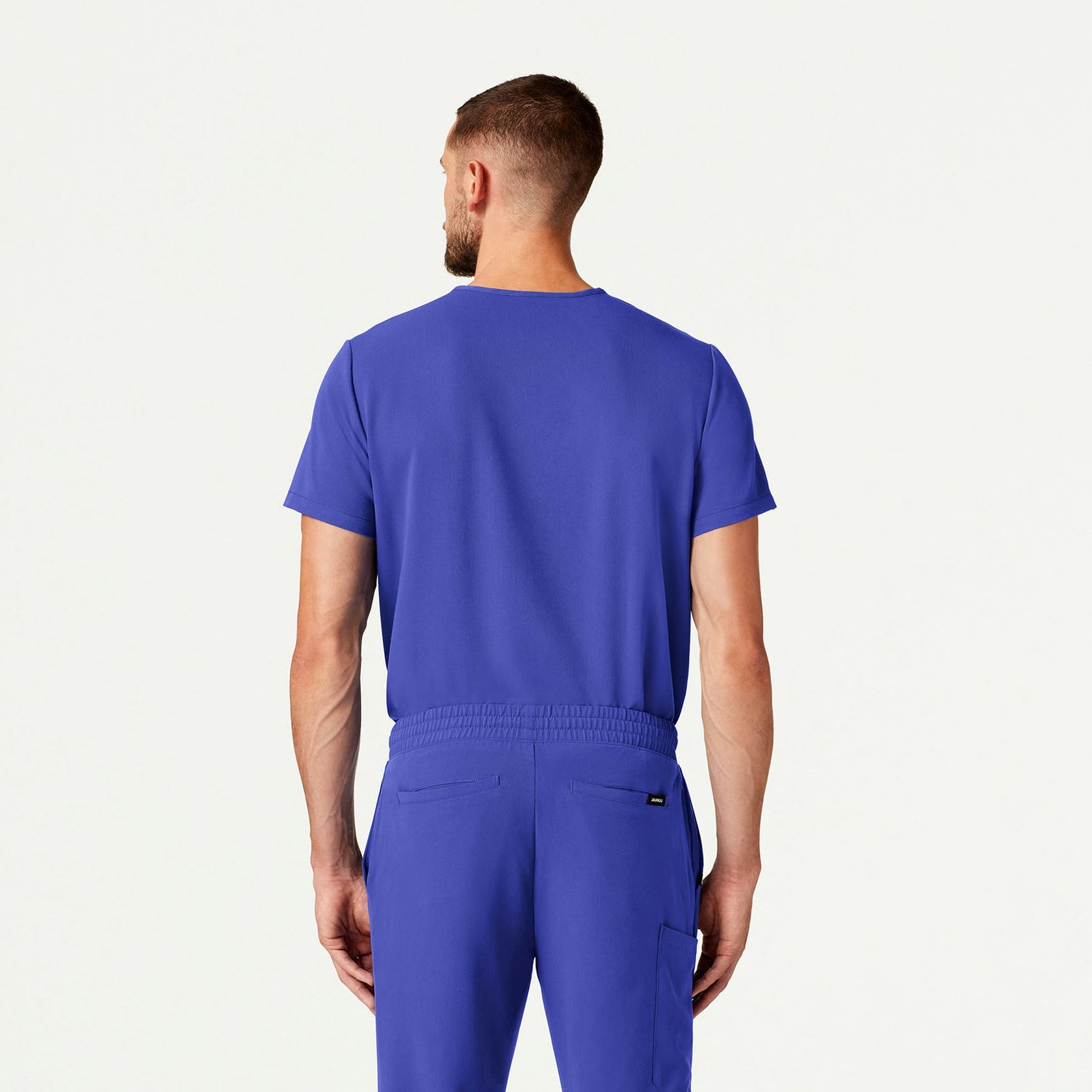 Holmes Everyday 1-Pocket Scrub Top - Moon Blue - MEN'S TOPS - Jaanuu