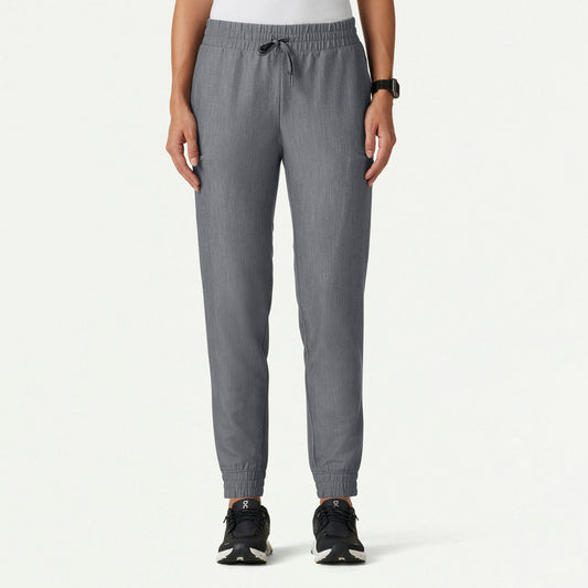 Jace Skinny On-the-Go Scrub Jogger - Heather Gray - WOMEN'S PANTS - Jaanuu