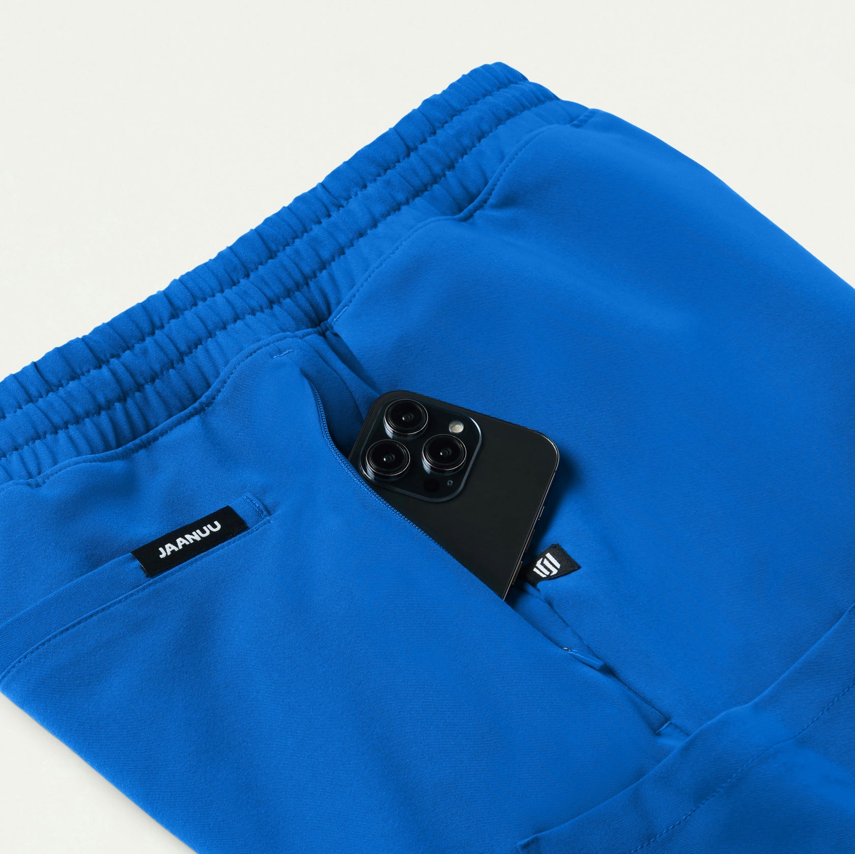 Rhodes Everyday Straight-Leg Scrub Pant - Royal Blue - MEN'S PANTS - Jaanuu