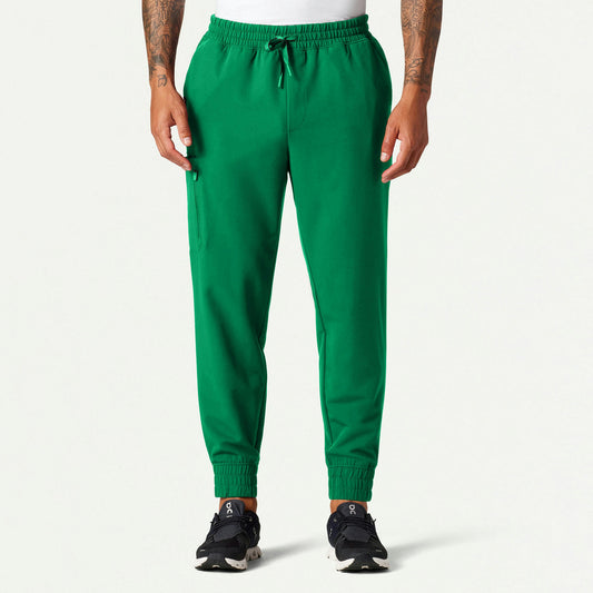 Cobot 8-Pocket Scrub Jogger - Emerald Green - MEN'S PANTS - Jaanuu