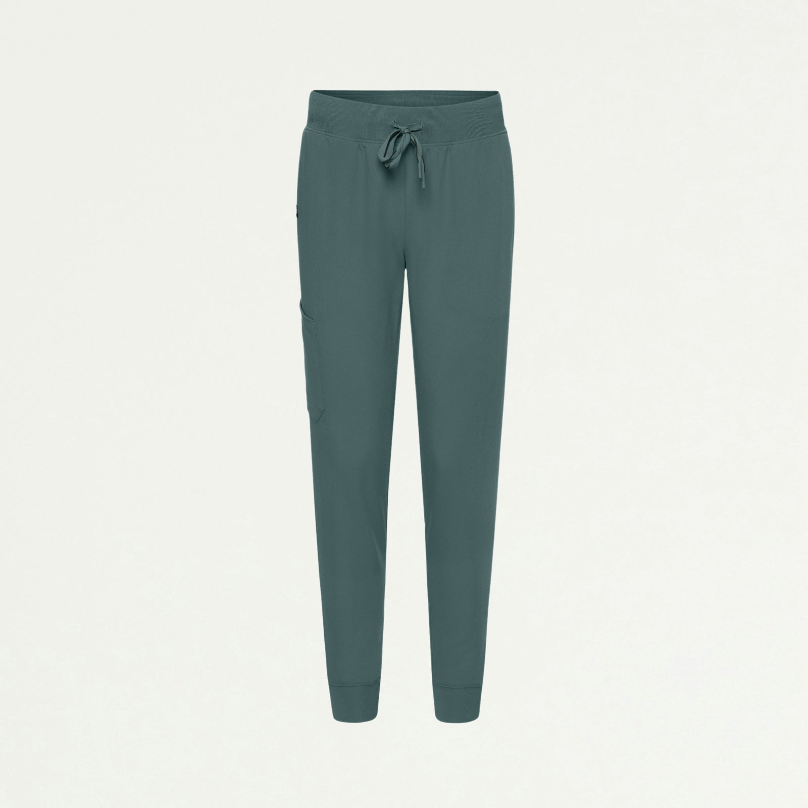 Silex Slim Knit-Waist Scrub Jogger - Alpine Green - WOMEN'S PANTS - Jaanuu