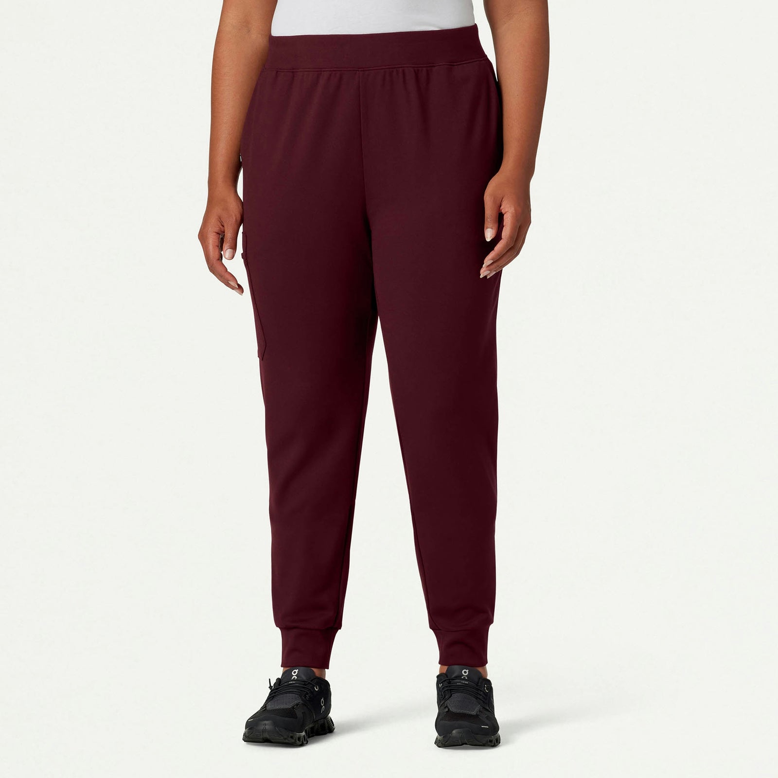 Rubi Slim ULTRAsoft Scrub Jogger - Burgundy - WOMEN'S PANTS - Jaanuu