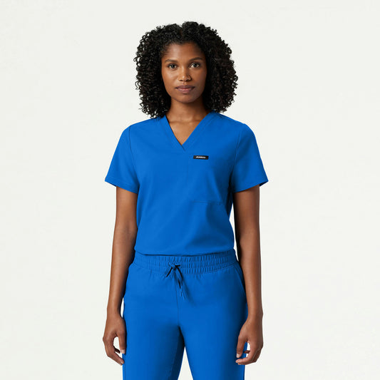 Pret 1-Pocket Classic Scrub Top - Royal Blue - WOMEN'S TOPS - Jaanuu